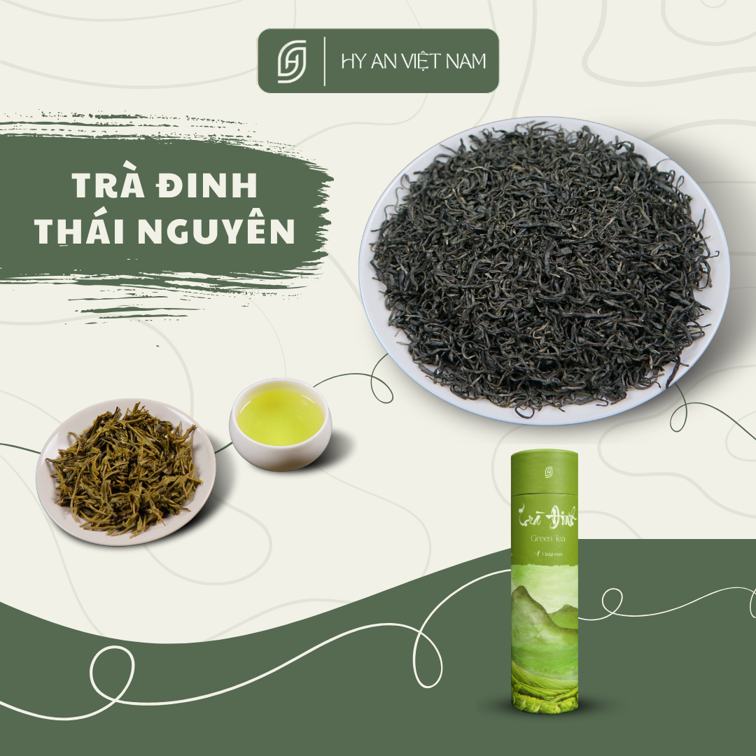 Set 6 loại trà đặc sản thượng hạng Hy An Việt Nam-Chè ngon, Tea tươi mát, Trà việt, Ống 30gr