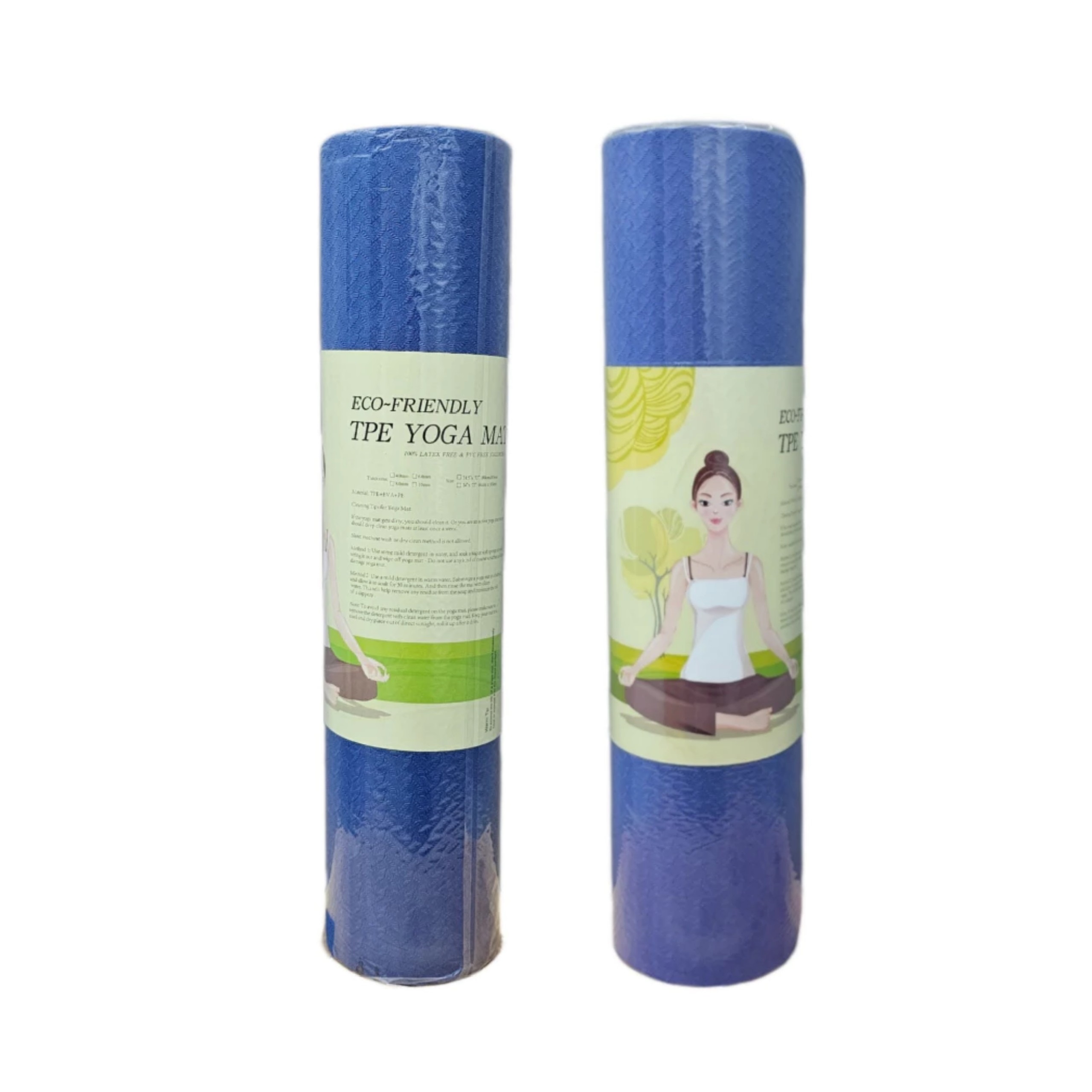 THẢM YOGA 8MM 2 LỚP THƯỜNG - T82