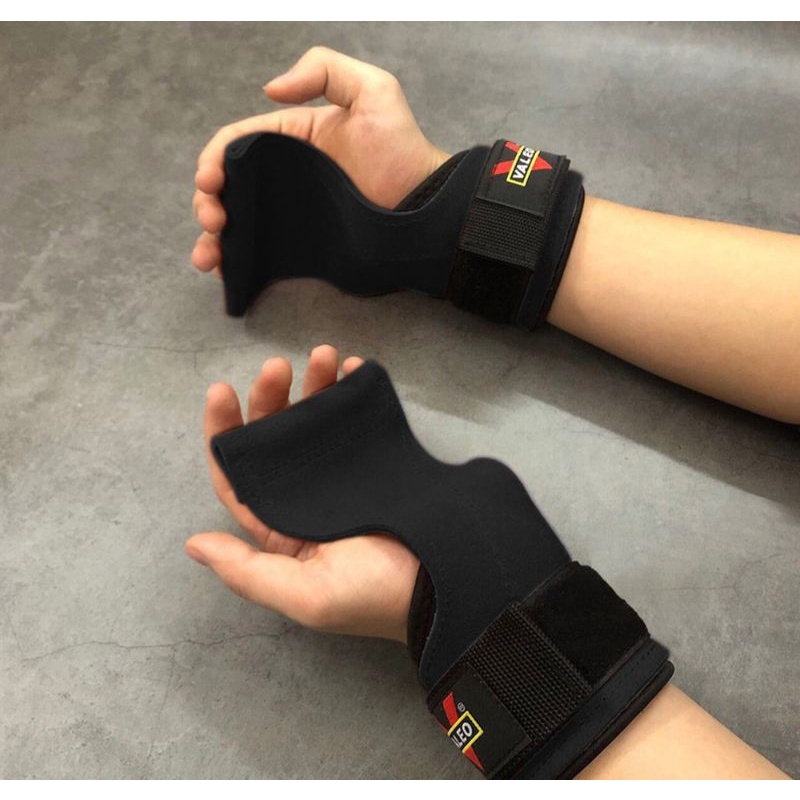 GĂNG TAY TẬP GYM - DÂY KÉO LƯNG VALEO DA BÒ (Lifting Straps)