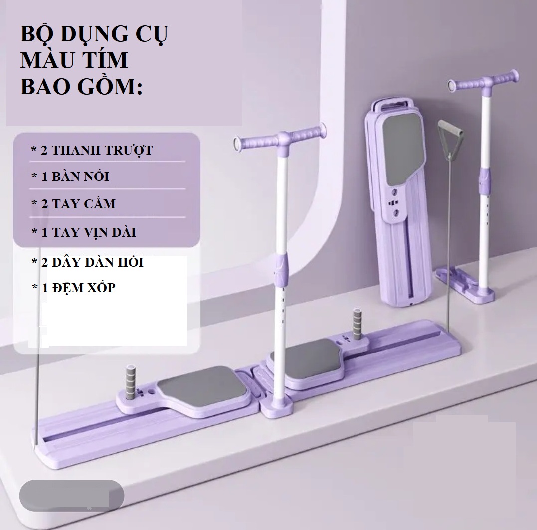 Bộ Dụng Cụ Pilates Tập Thể Dục Đa Năng Giúp Bụng Săn Chắc , Thon Gọn  , Đốt Calo Hiệu Quả Tại Nhà - PLT1