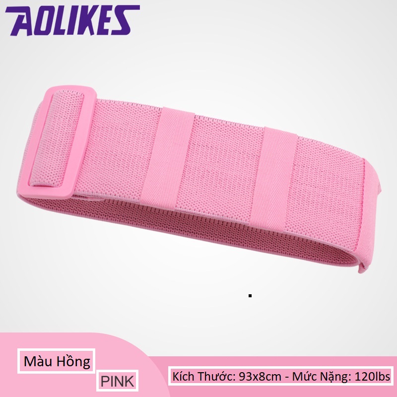 DÂY KHÁNG LỰC TẬP MÔNG ĐÙI CÓ KHOÁ ĐIỀU CHỈNH AOLIKES 3606
