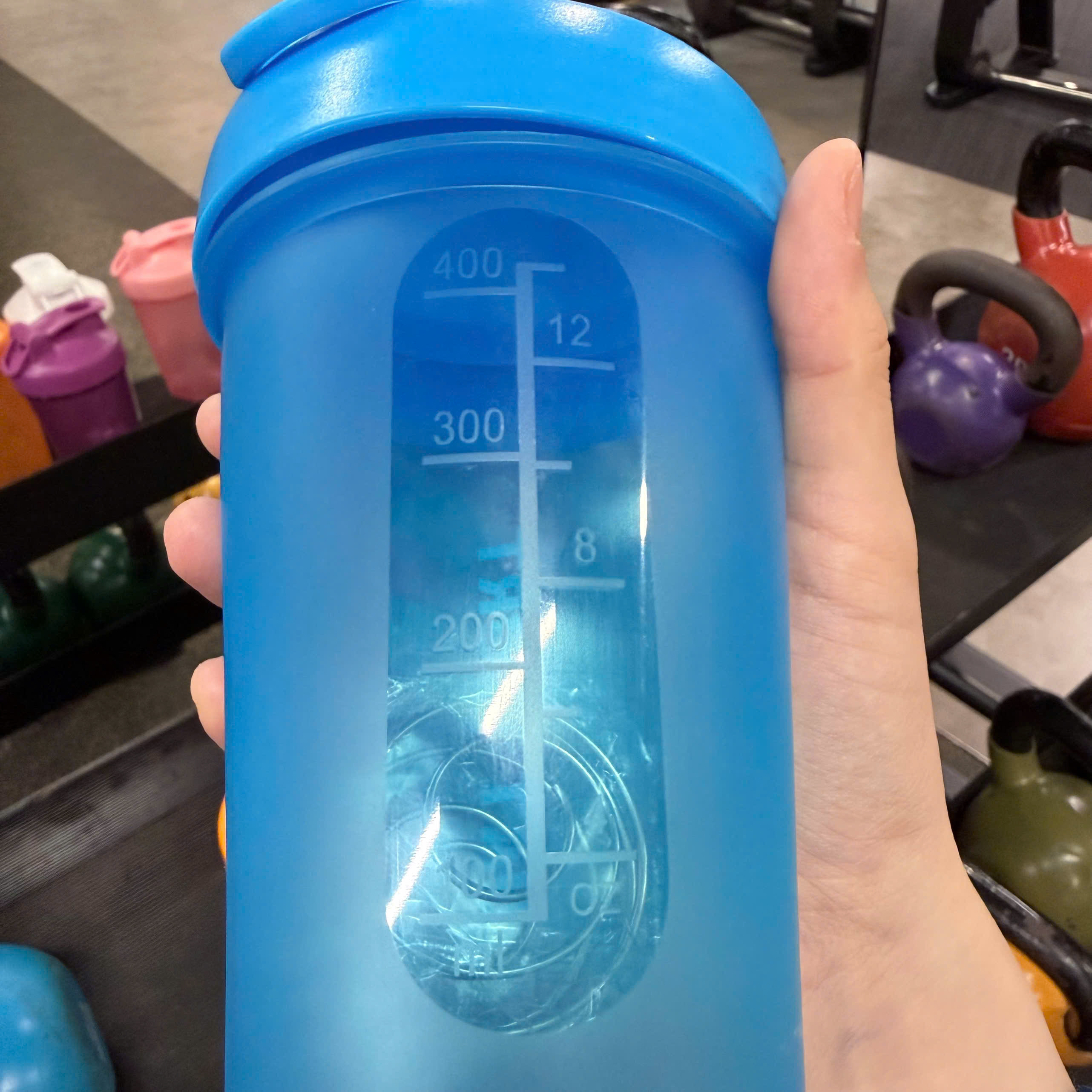 Bình Lắc Thể Thao DAT SPORT 450ml - Nhựa PP5 - Chia Vạch Nước - Tặng Kèm Con Lắc Lò Xo DSP01