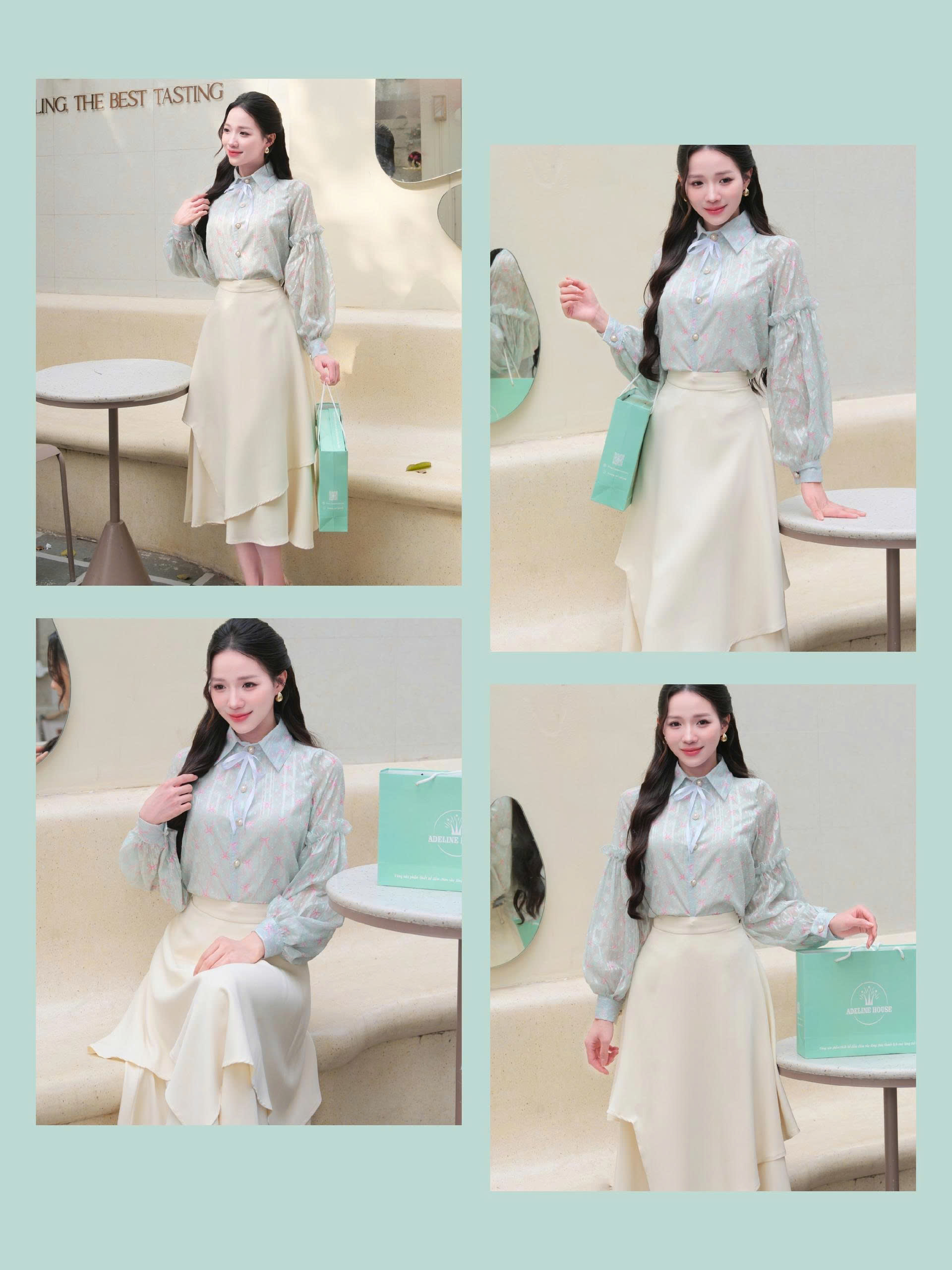 Adeline house - Chân váy công sở 