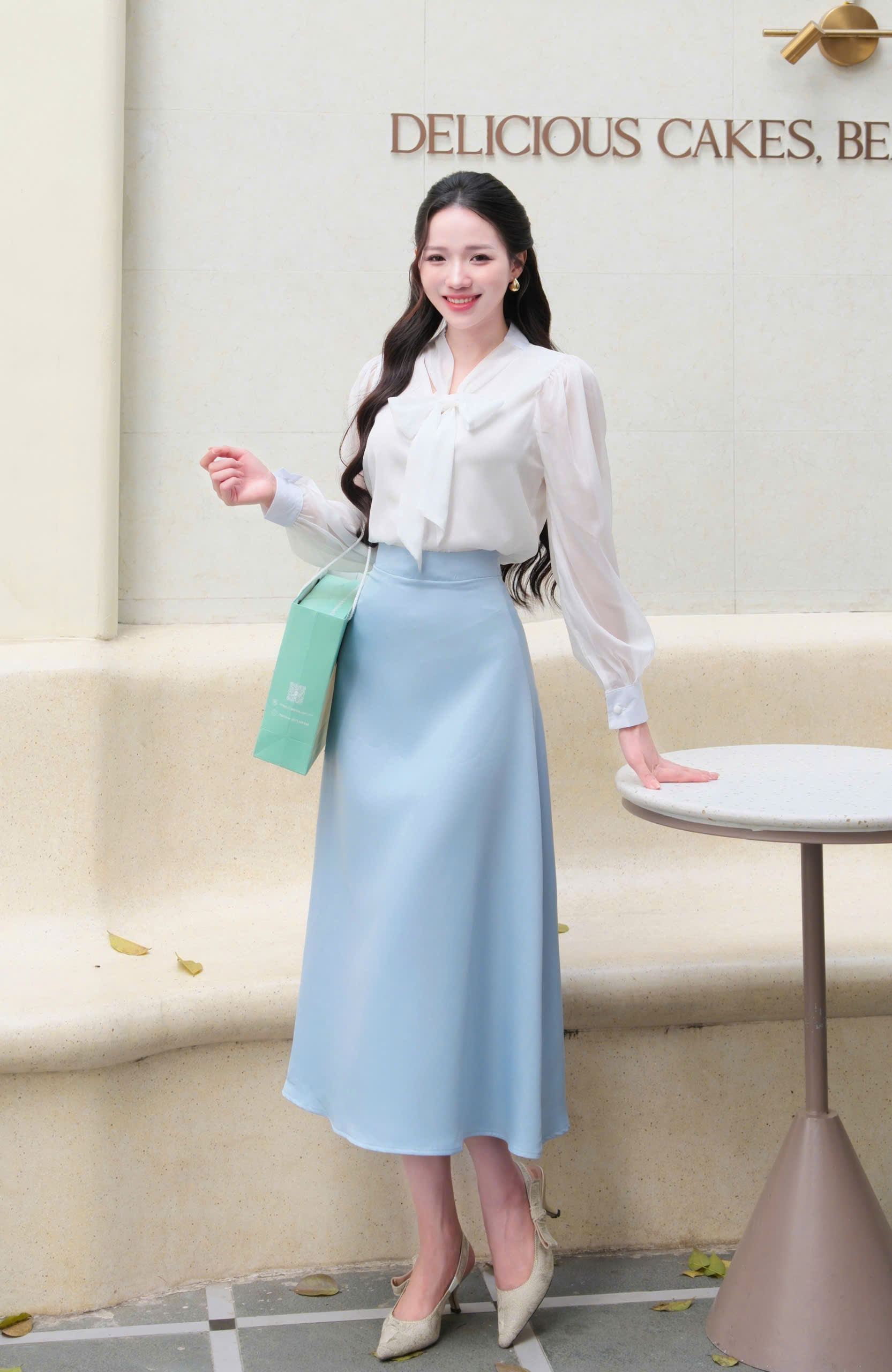 ADELINE HOUSE- SET VÁY TIỂU THƯ NHẸ NHÀNG – THANH LỊCH MÀ VẪN RẤT TÔN DÁNG- TK152.4 + TK25.4 SIZE XS S M L XL 2XL 3XL 4XL