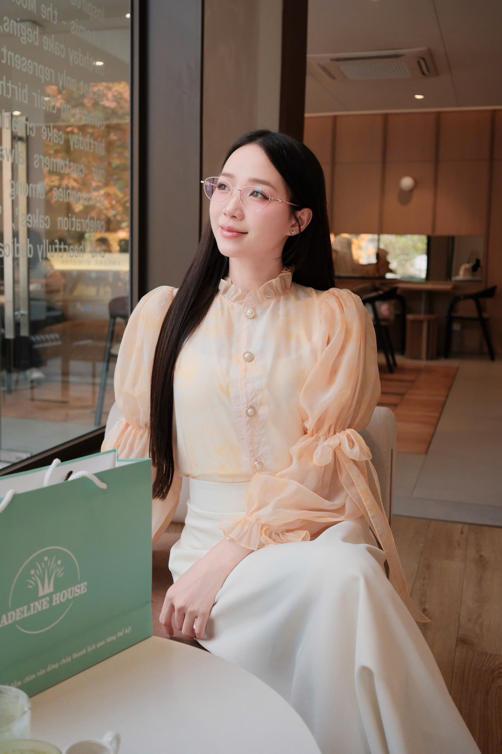 ADELINE HOUSE- SET VÁYTAY NƠ+ CHÂN VÁY THANH LỊCH- TK170.1 SIZE S M L XL 2XL 3XL 4XL