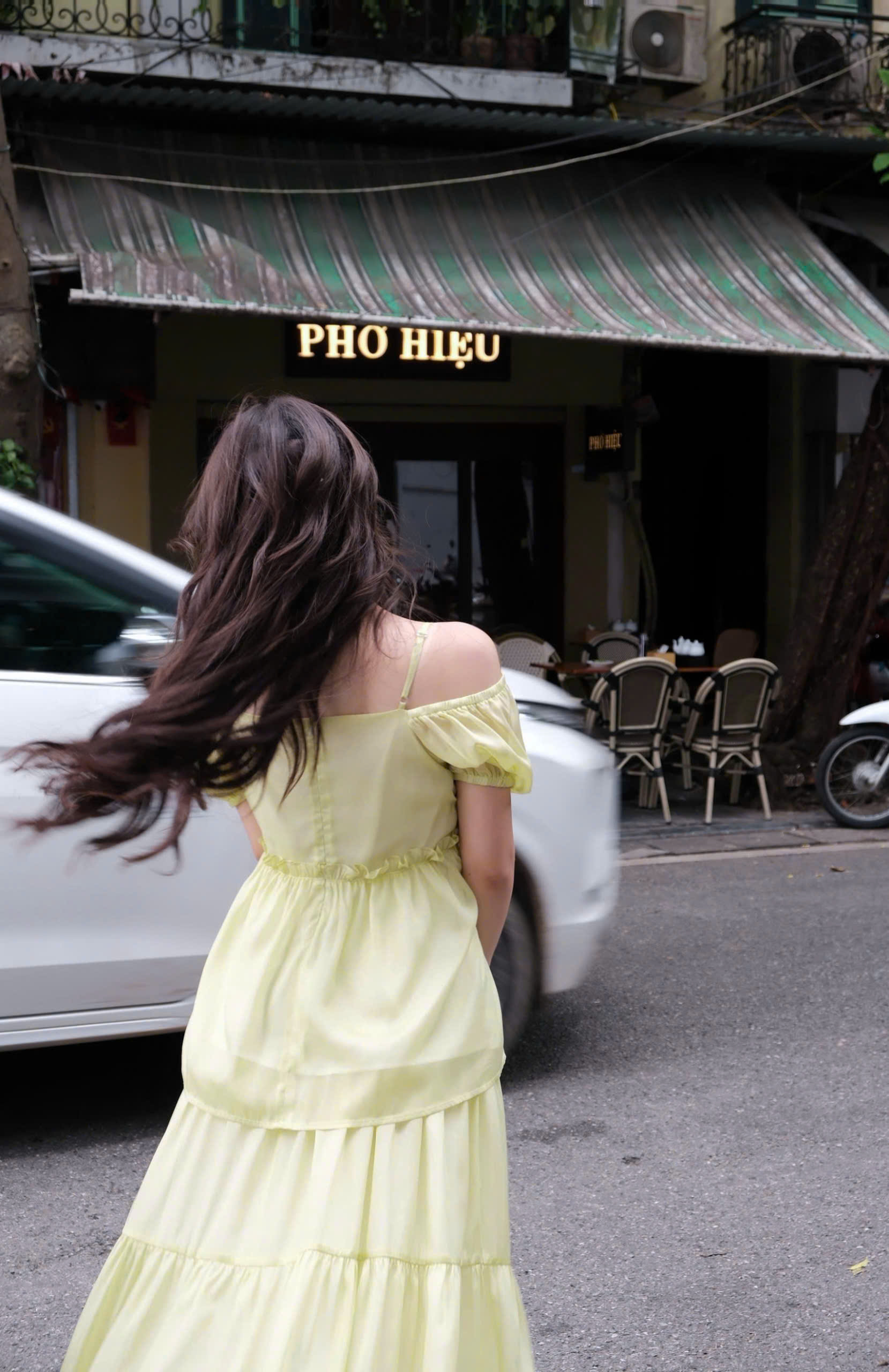 ADELINE HOUSE- Đầm Maxi Voan Xanh CốmTrễ Vai 2 Dây – Váy Dài Tầng Bồng Bềnh Nữ Tính Phong Cách Vintage Đi Biển, Du Lịch- TK79.1&nbsp;