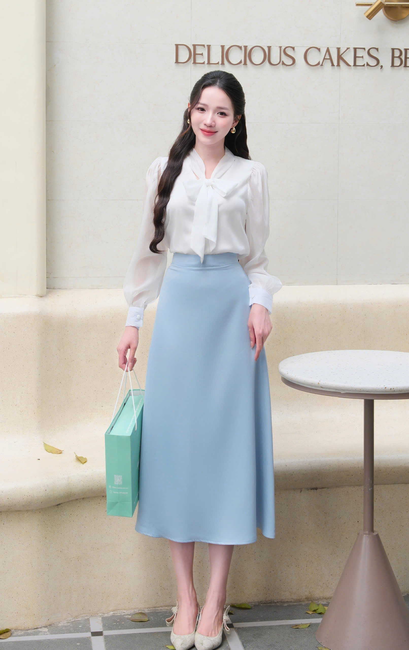 ADELINE HOUSE- SET VÁY TIỂU THƯ NHẸ NHÀNG – THANH LỊCH MÀ VẪN RẤT TÔN DÁNG- TK152.4 + TK25.4 SIZE XS S M L XL 2XL 3XL 4XL