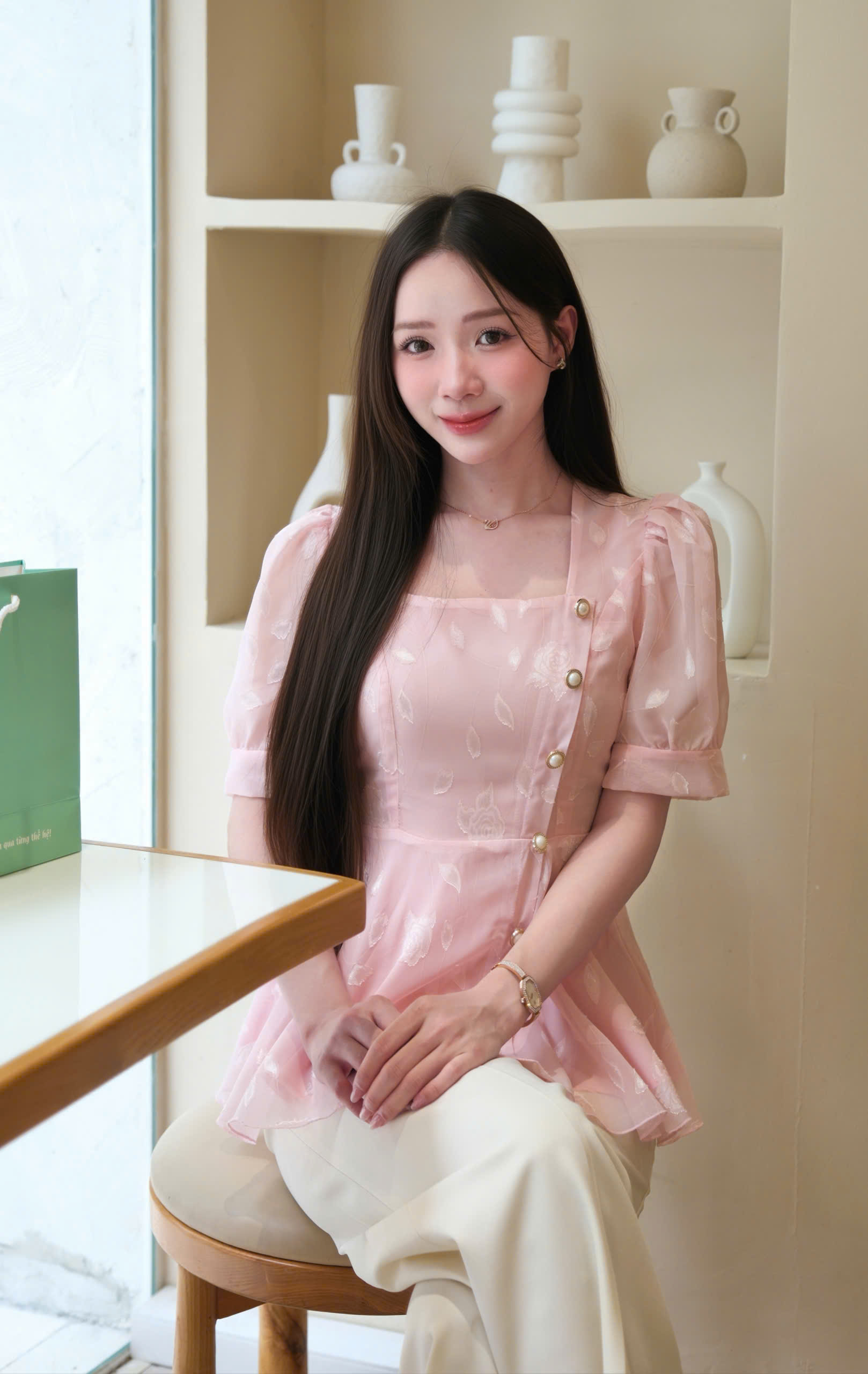ADELINE HOUSE- SET ÁO VOAN TIỂU THƯ + QUẦN DÀI THANH LỊCH/ SET ĐỒ CÔNG SỞ/ THANH LỊCH- TK181.2 + TK189.1 SIZE XS S M L XL 2XL 3XL 4XL