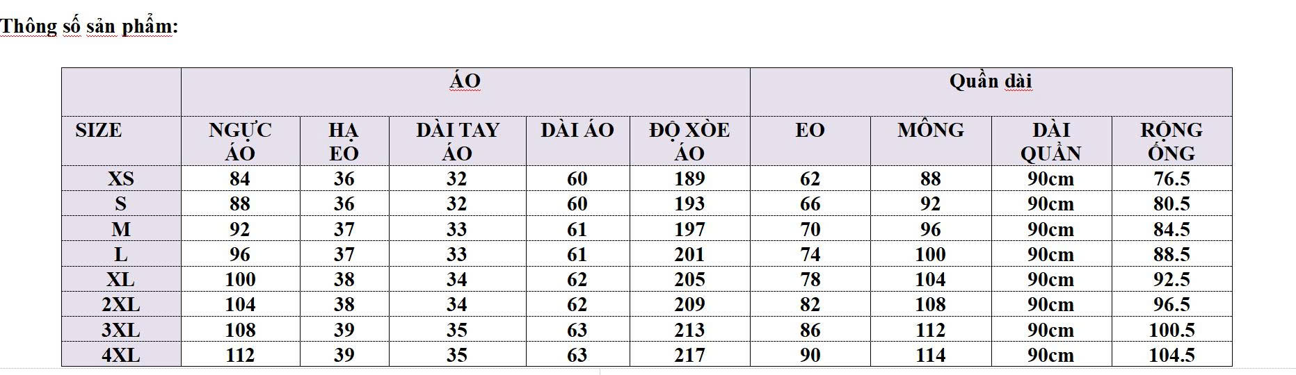 ADELINE HOUSE- SET ÁO + QUẦN SUÔNG THANH LỊCH/ SET ĐỒ CÔNG SỞ TK182.2 SIZE XS S M L XL 2XL 3XL 4XL