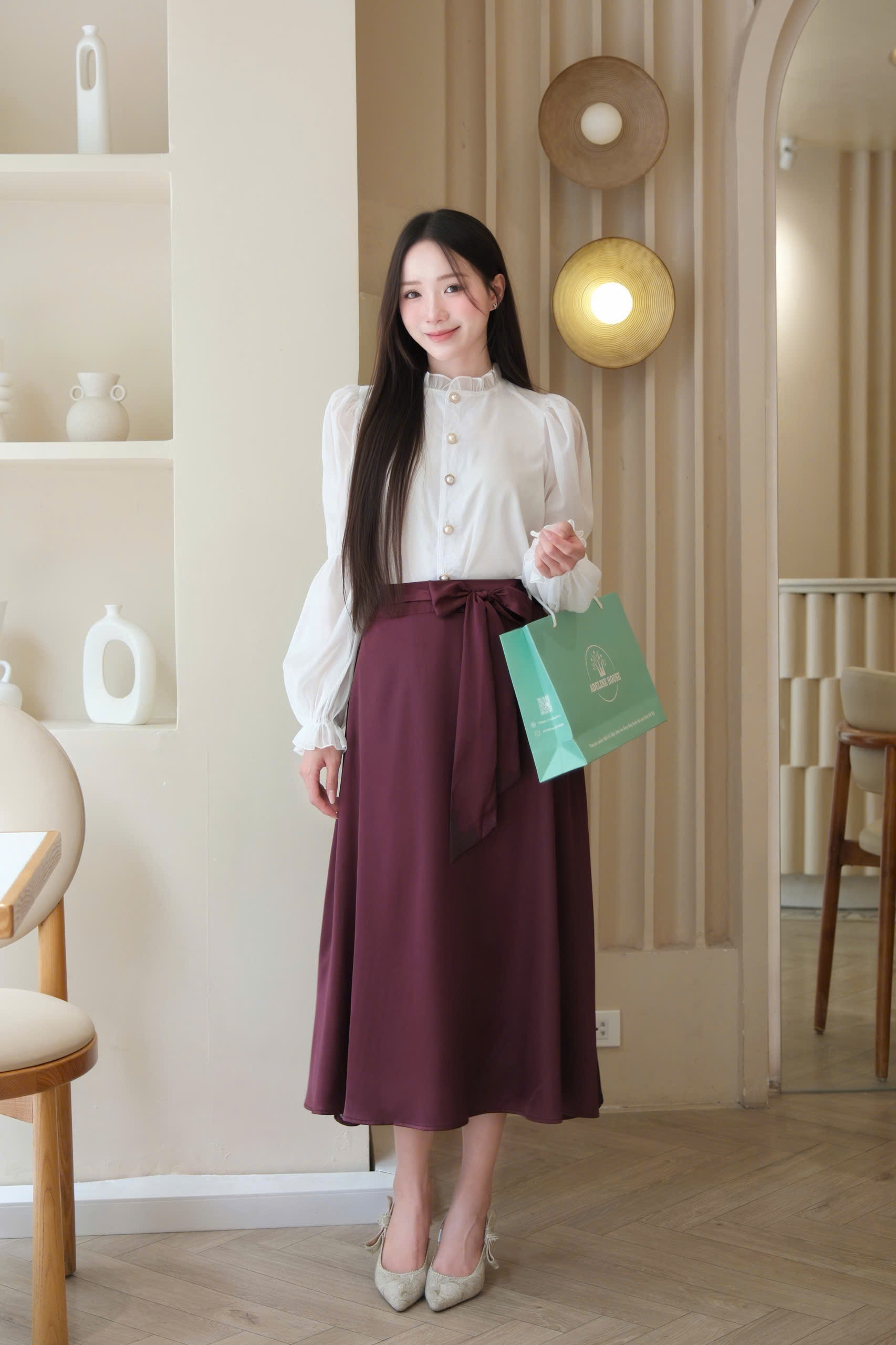 ADELINE HOUSE- SET VÁY CÔNG SỞ/ SET VÁY THANH LỊCH- TK175.1 SIZE XS S M L XL 2XL 3XL 4XL