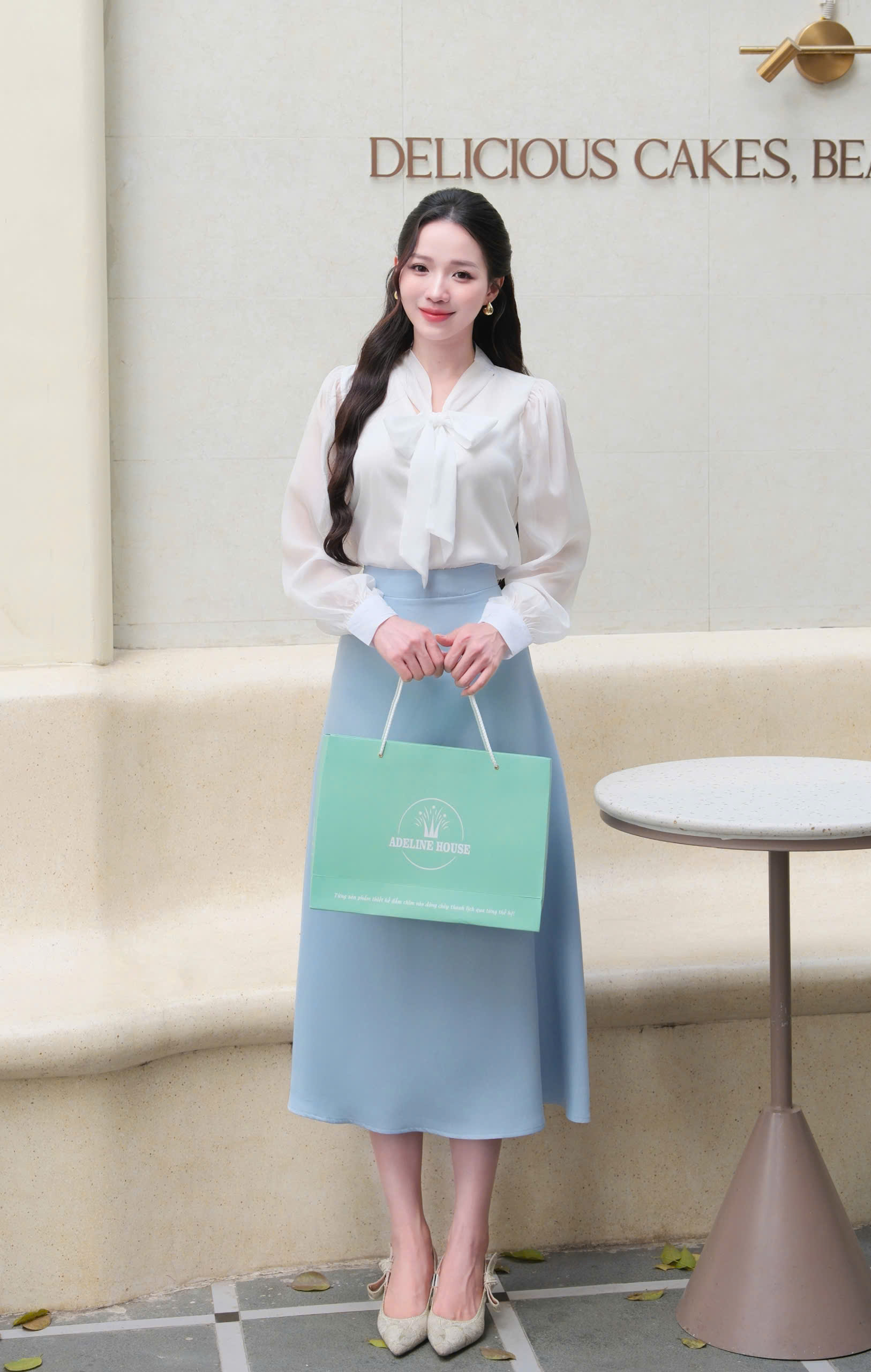 ADELINE HOUSE- SET VÁY TIỂU THƯ NHẸ NHÀNG – THANH LỊCH MÀ VẪN RẤT TÔN DÁNG- TK152.4 + TK25.4 SIZE XS S M L XL 2XL 3XL 4XL