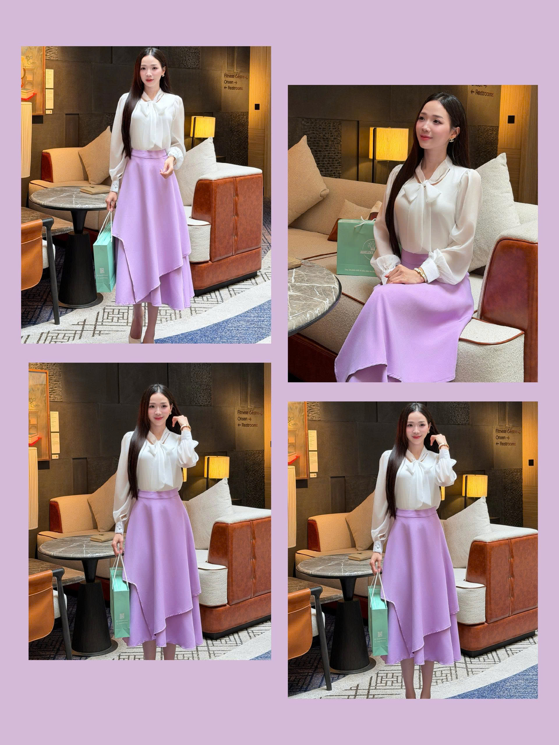Adeline house - Chân váy công sở 