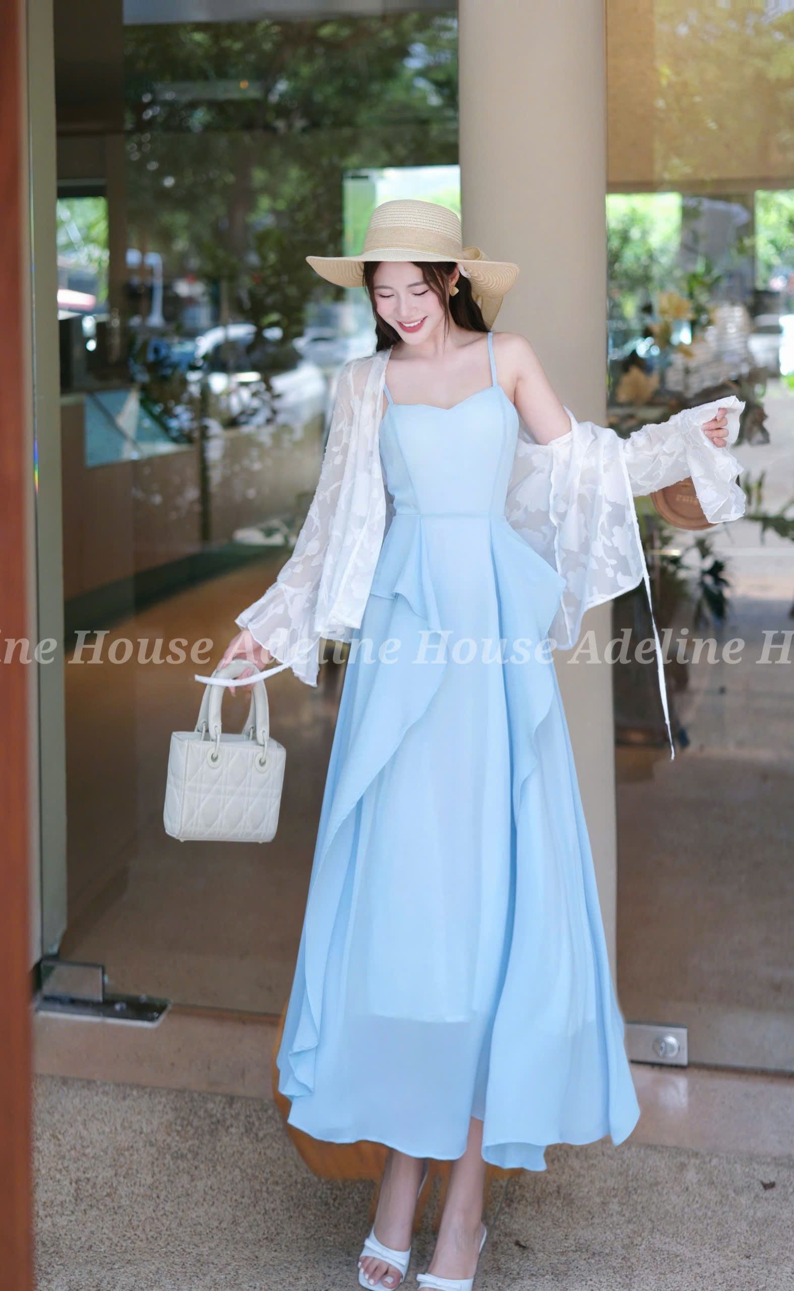 Adeline House - ✨  Đầm 2 Dây Xanh Dương Nàng Mer Xinh Xắn! TK20.2 SIZE XS S M L XL 2XL 3XL 4XL