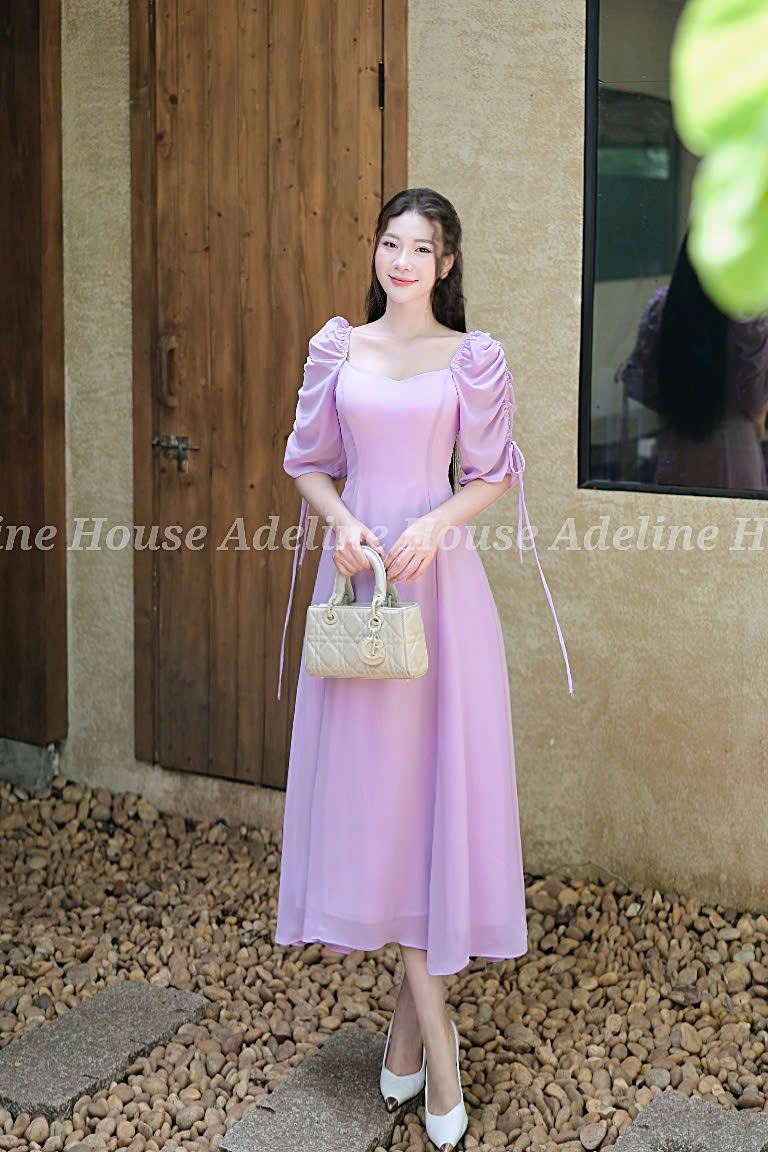 ADELINE HOUSE - Đầm Tím nàng thơ – dịu dàng và thanh lịch - TK21.4