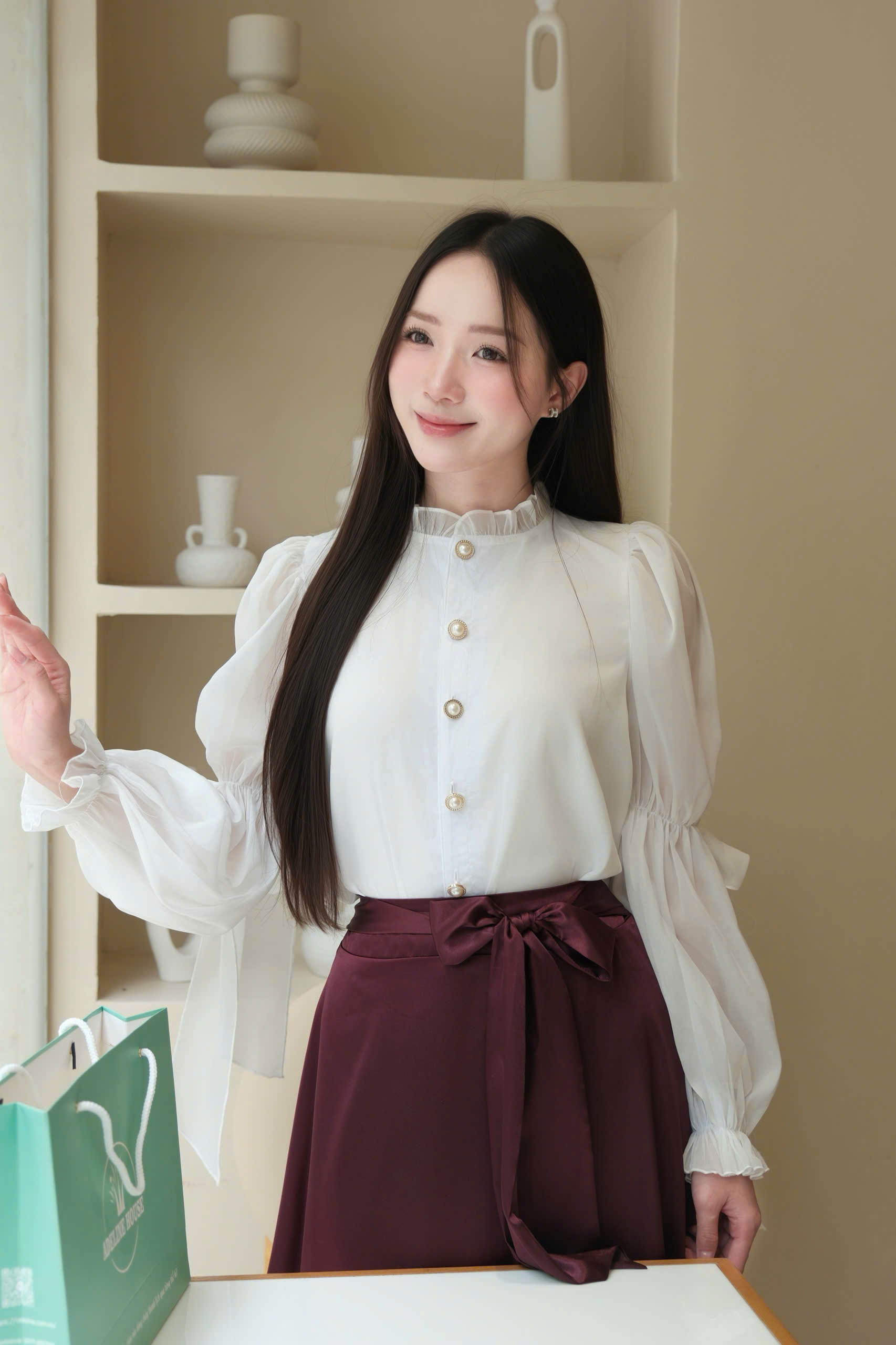 ADELINE HOUSE- SET VÁY CÔNG SỞ/ SET VÁY THANH LỊCH- TK175.1 SIZE XS S M L XL 2XL 3XL 4XL