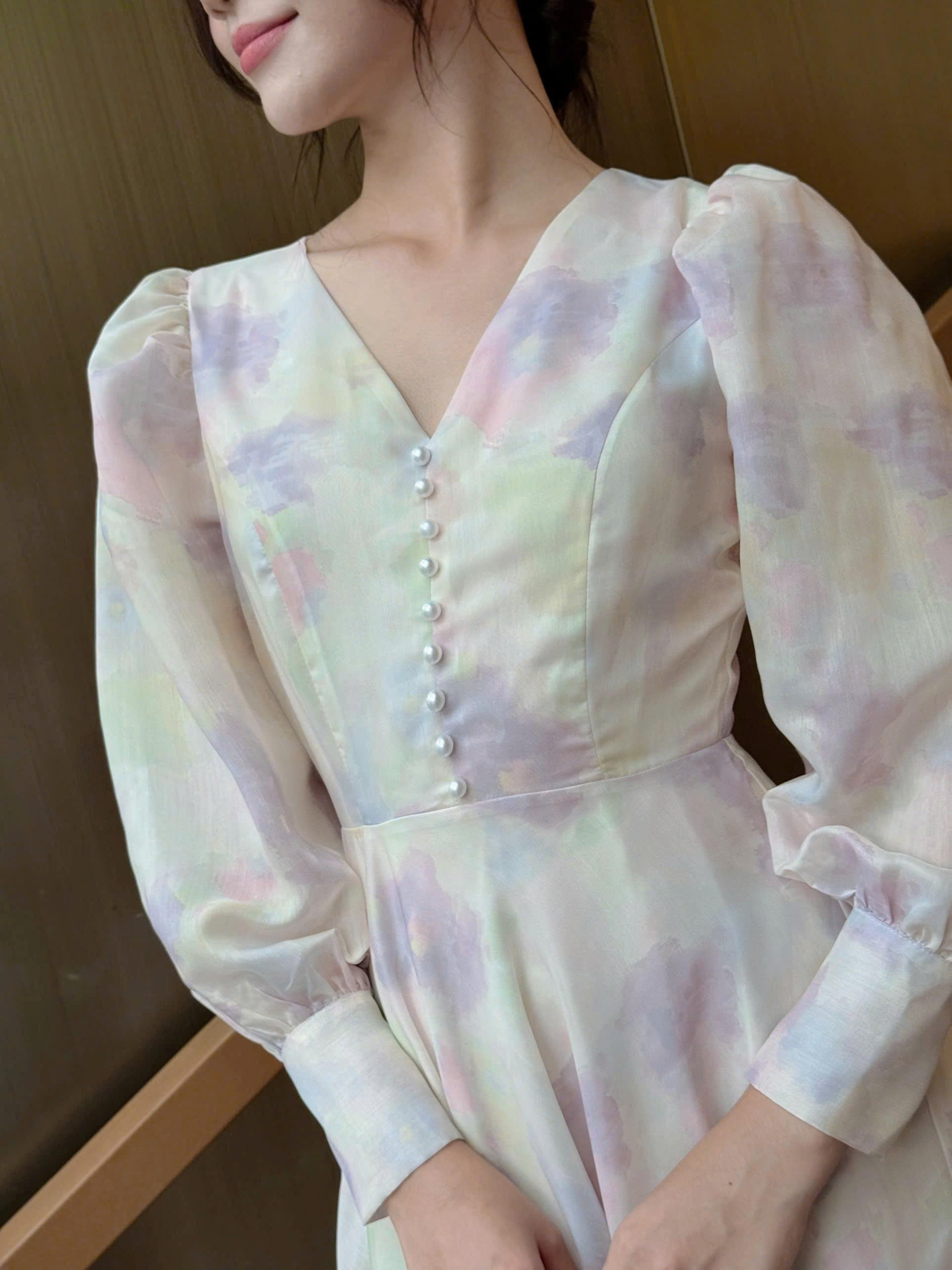 ADELINE HOUSE- Đầm Pastel Nàng Thơ Elara- TK75 SIZE XS S M L XL 2XL 3XL 4XL