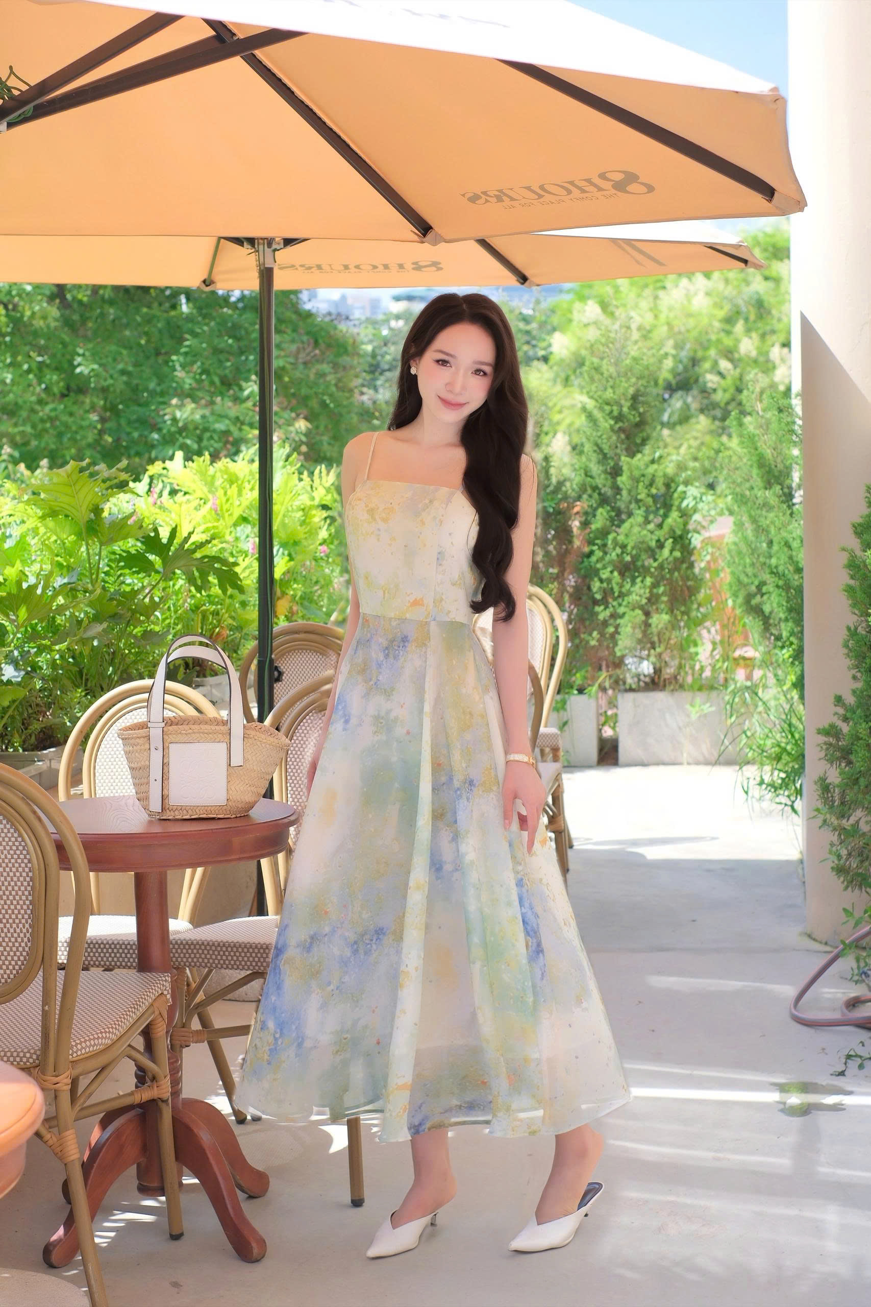 ADELINE HOUSE- Đầm Voan 2 dây Dáng Dài Cao Cấp – Thiết Kế Thanh Lịch Adeline- TK87 SIZE XS S M L XL 2XL 3XL 4XL