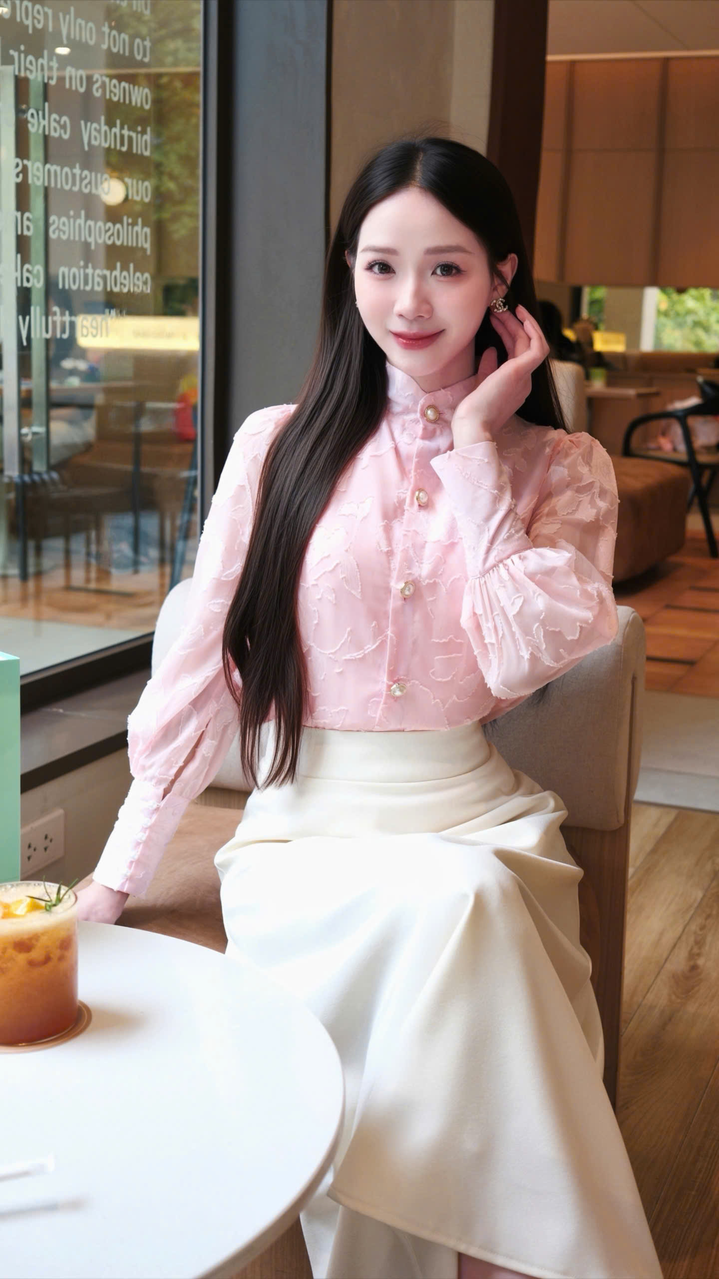 ADELINE HOUSE- SET HỒNG PHẤN THANH LỊCH – NHẸ NHÀNG NHƯNG ĐỦ GÂY THƯƠNG NHỚ - TK162.4 +TK157.3 SIZE XS S M L XL 2XL 3XL 4XL