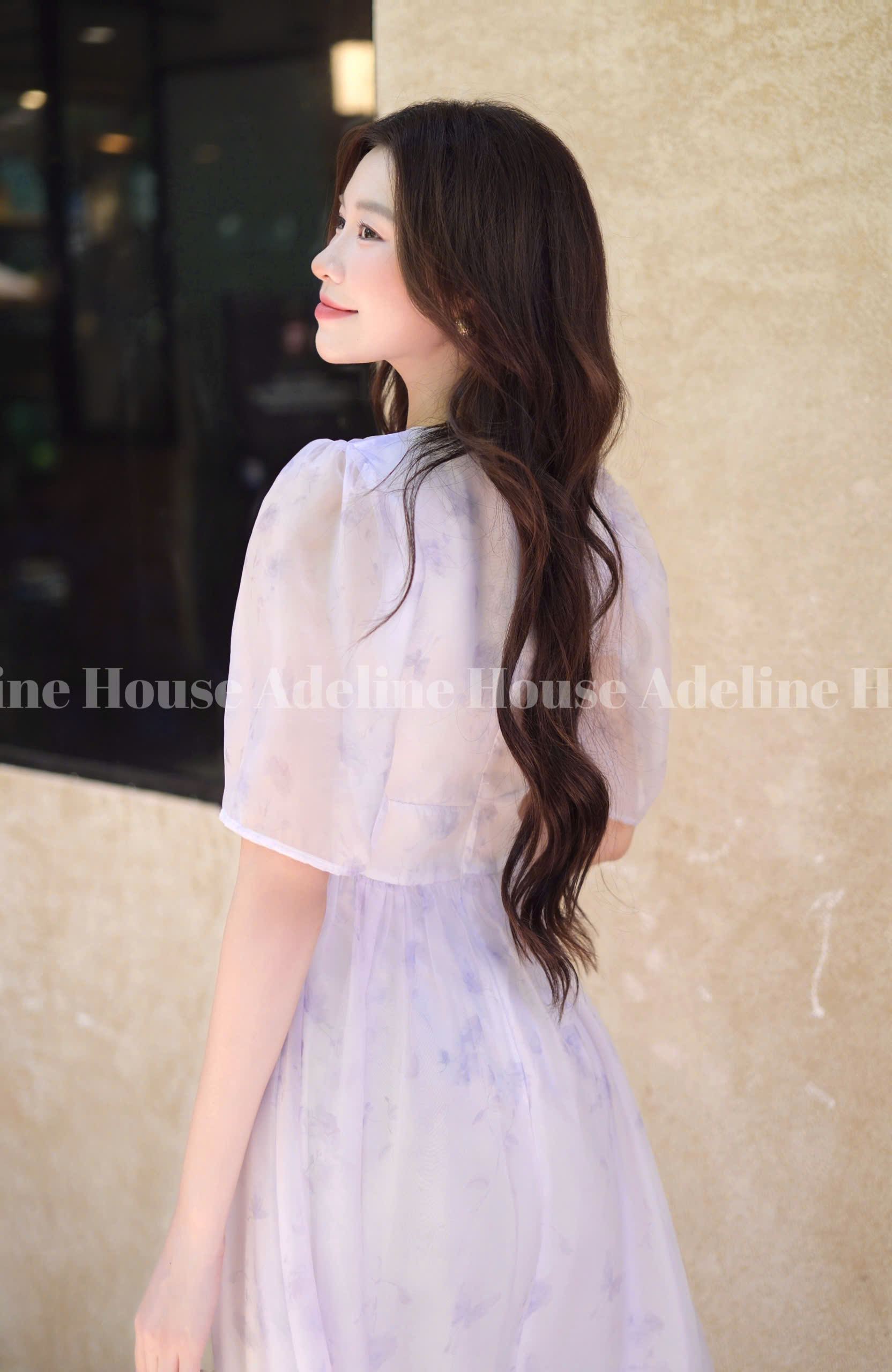 ADELINE HOUSE- Đầm Tím Pastel&nbsp;ADELINE Tiểu Thư/ THANH LỊCH- TK78 SIZE XS S M L XL 2XL 3XL 4XL