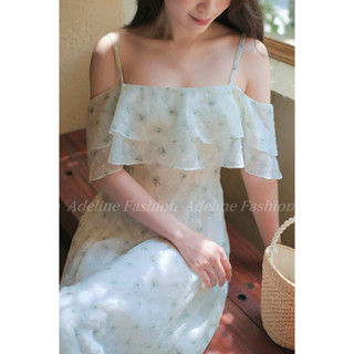 Adeline House - Váy trễ vai bánh bèo - TK90