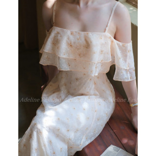 Adeline House - Váy trễ vai bánh bèo - TK90