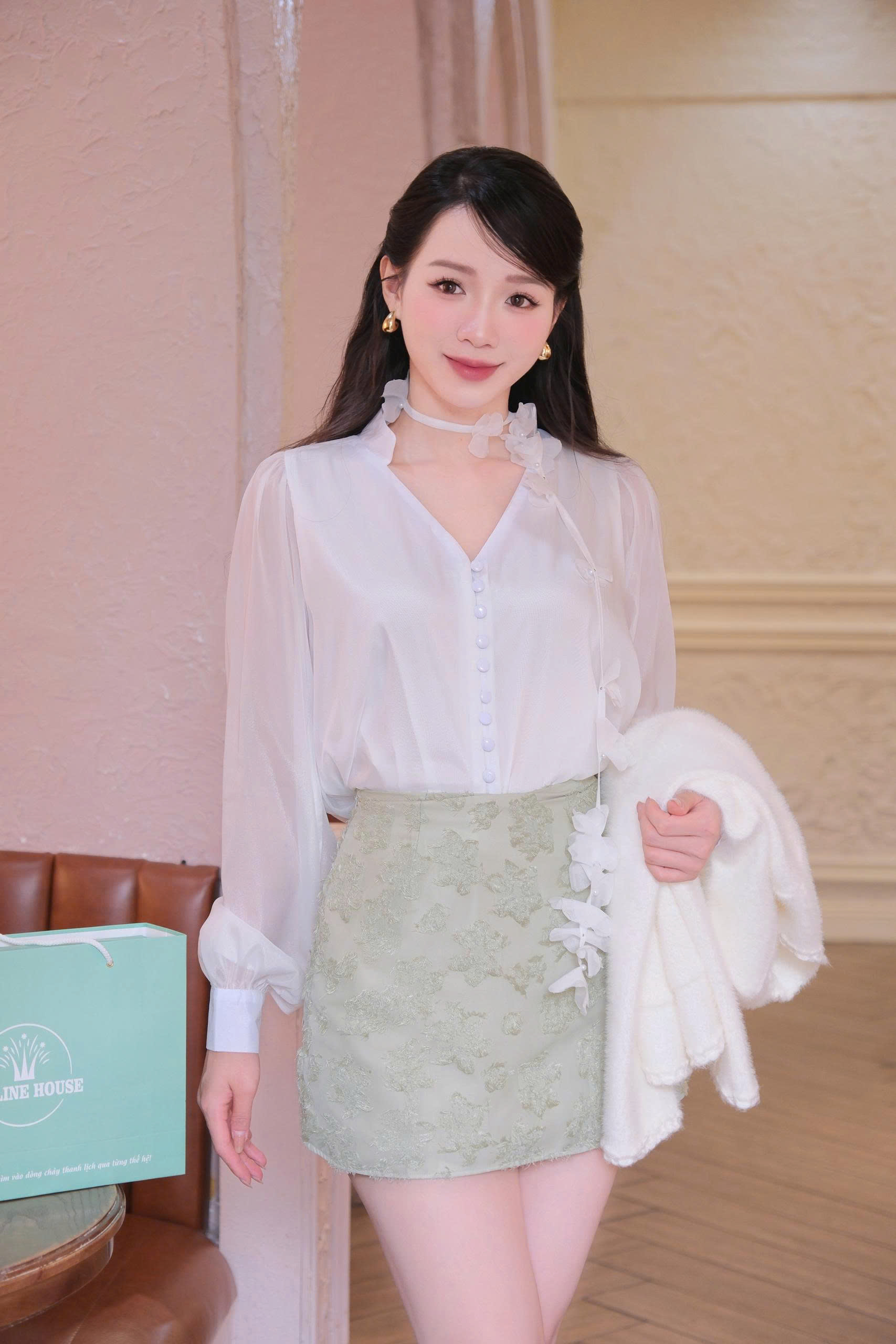 ADELINE HOUSE-  Peony Cloud Blouse TK133
