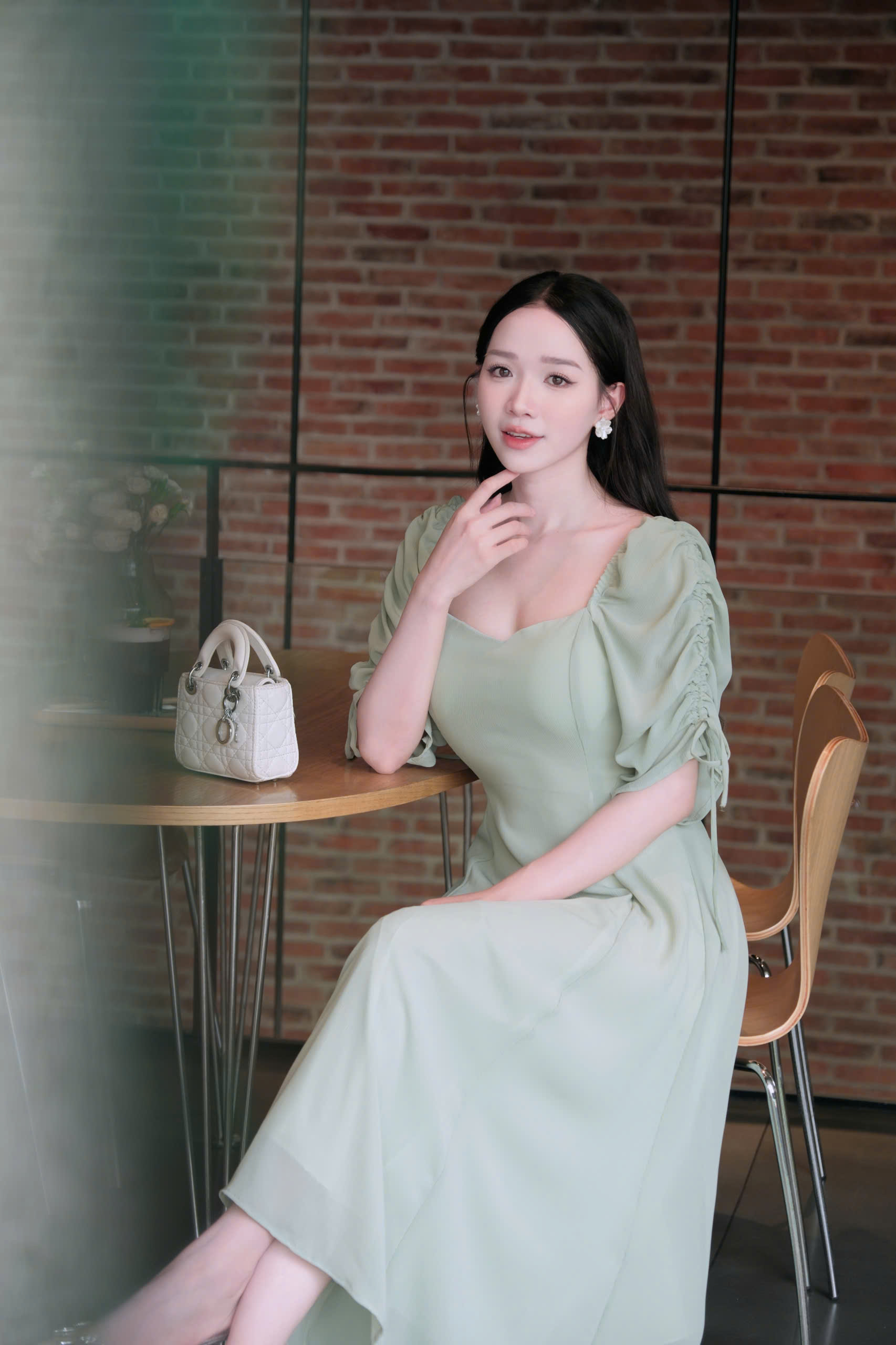 ADELINE HOUSE - Đầm xanh nàng thơ – dịu dàng và thanh lịch - TK21.1 SIZE XS S M L XL 2XL 3XL 4XL