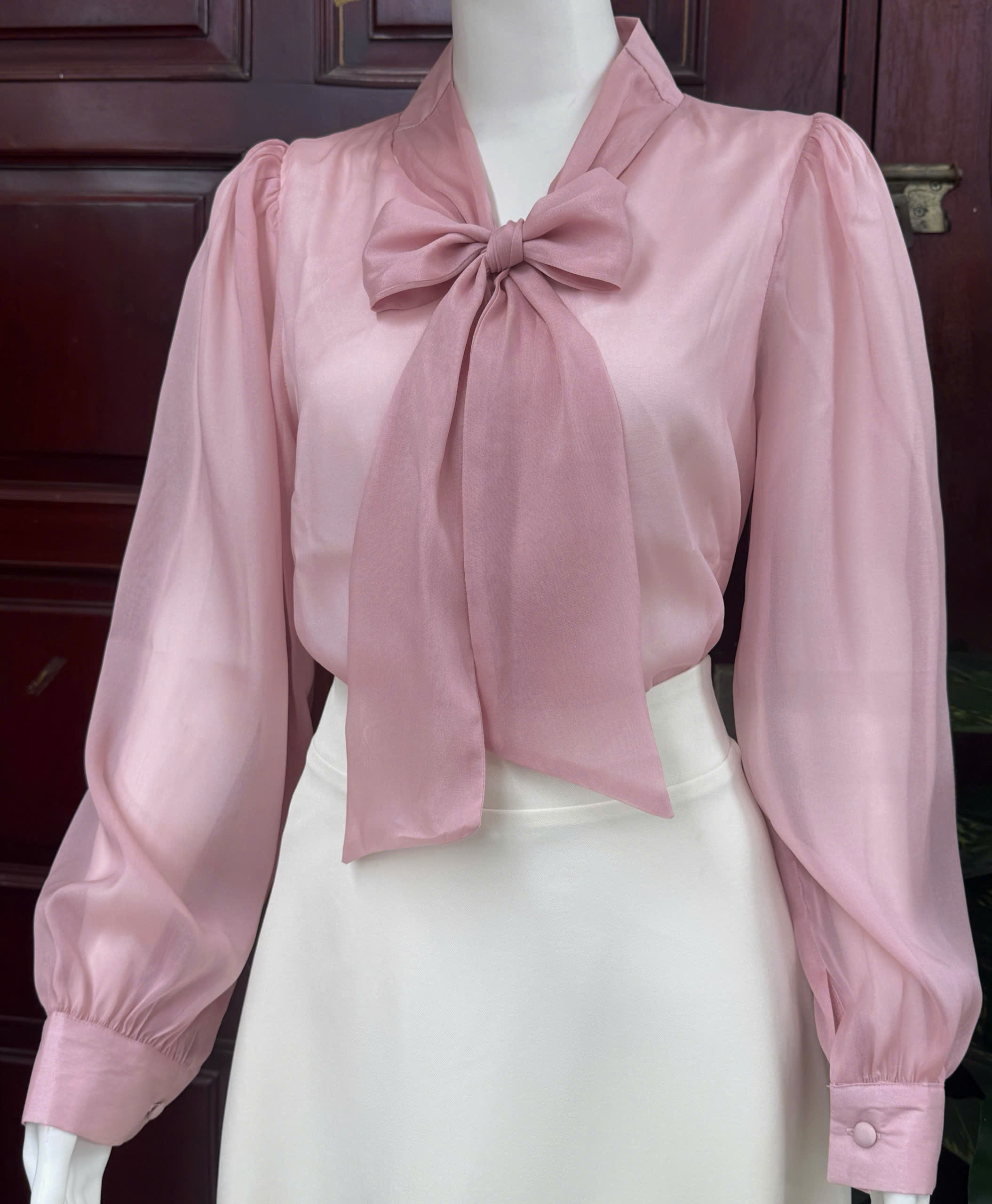 ADELINE HOUSE- SET VÁY SƠ MI NƠ+ CHÂN VÁY CÔNG SỞ- TK152.5 + TK157.3 SIZE XS S M L XL 2XL 3XL 4XL