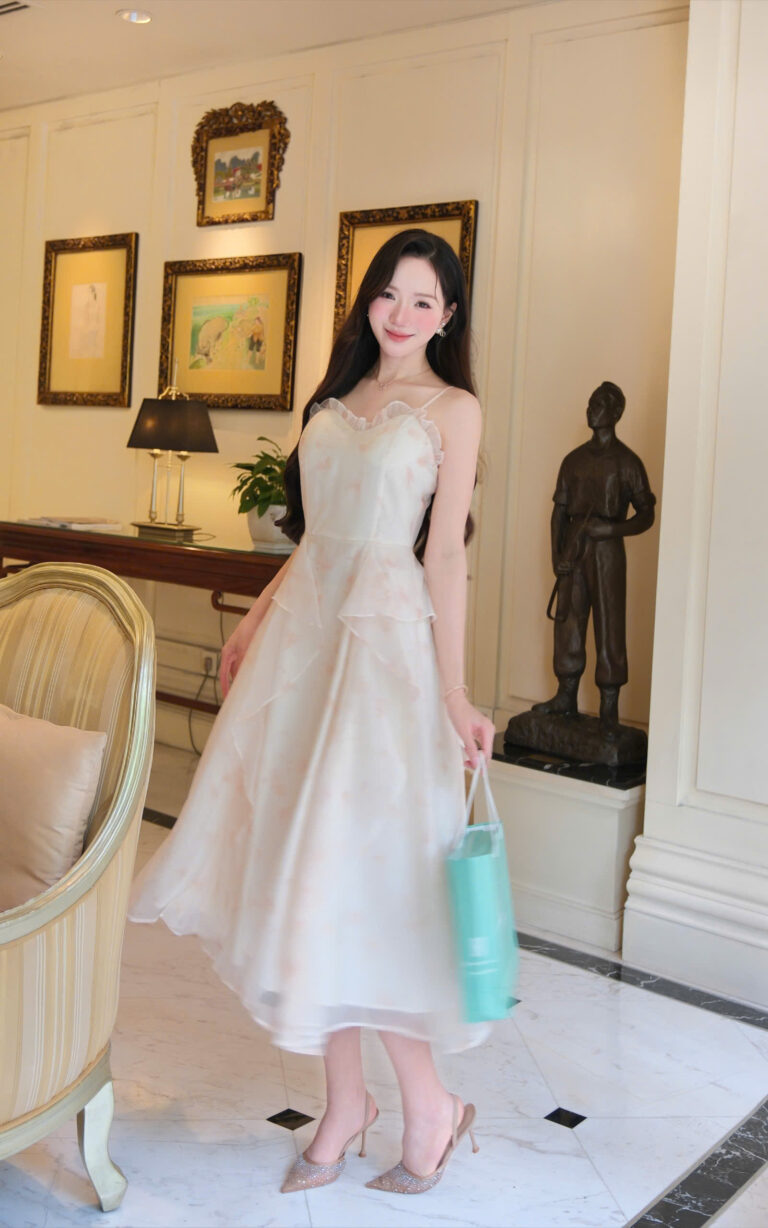ADELINE HOUSE - Đầm 2 Dây Thanh Lịch Adeline- TK77 SIZE XS S M L XL 2XL 3XL 4XL