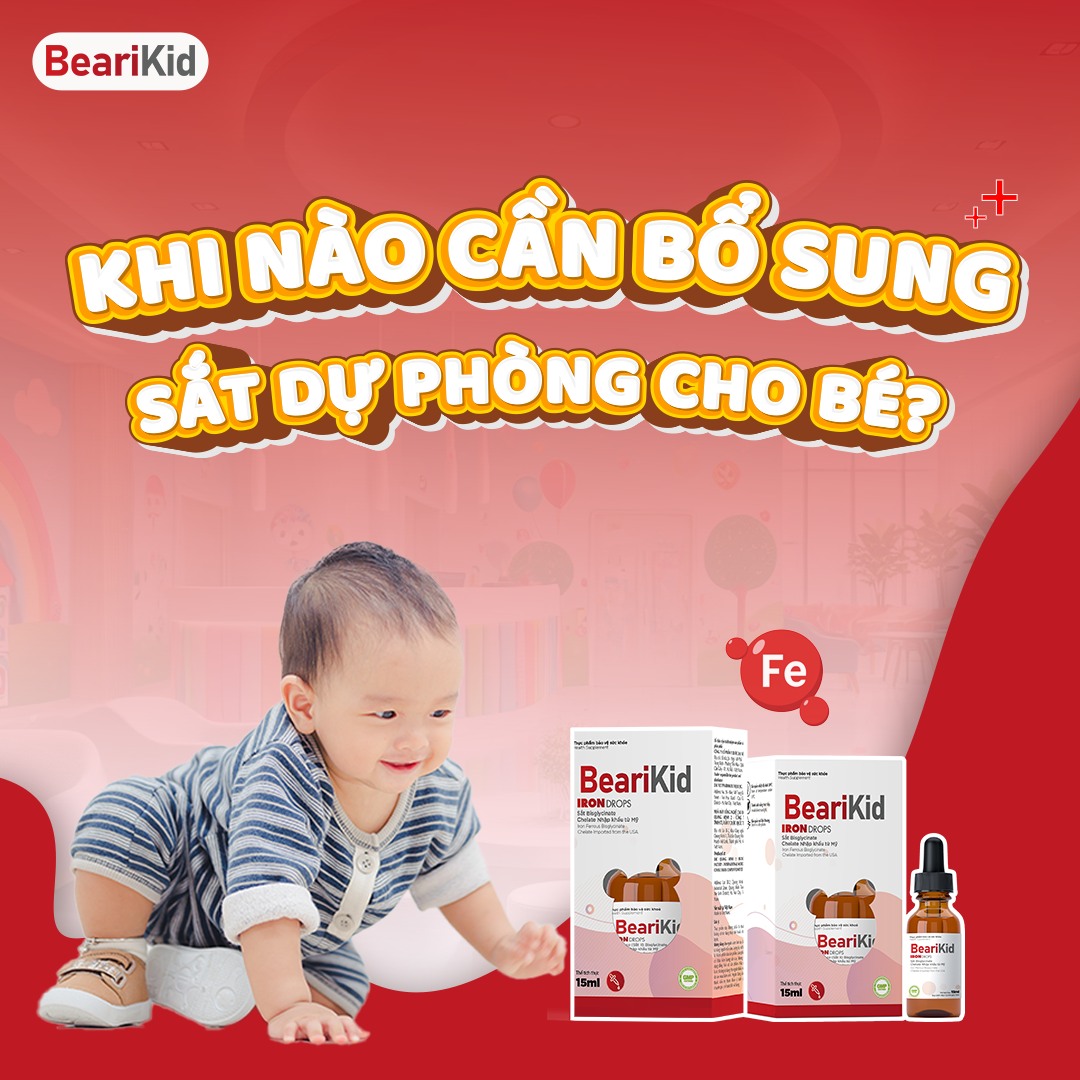 Bổ sung sắt cho bé dưới 5 tuổi: Cách giúp trẻ khỏe mạnh, phát triển toàn diện