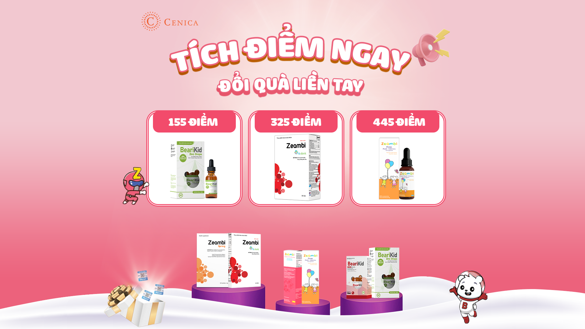 Hướng dẫn cách tích điểm và sử dụng thẻ thành viên cùng Zeambi & Bearikid