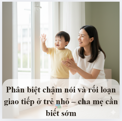 Phân biệt chậm nói và rối loạn giao tiếp ở trẻ nhỏ – cha mẹ cần biết sớm