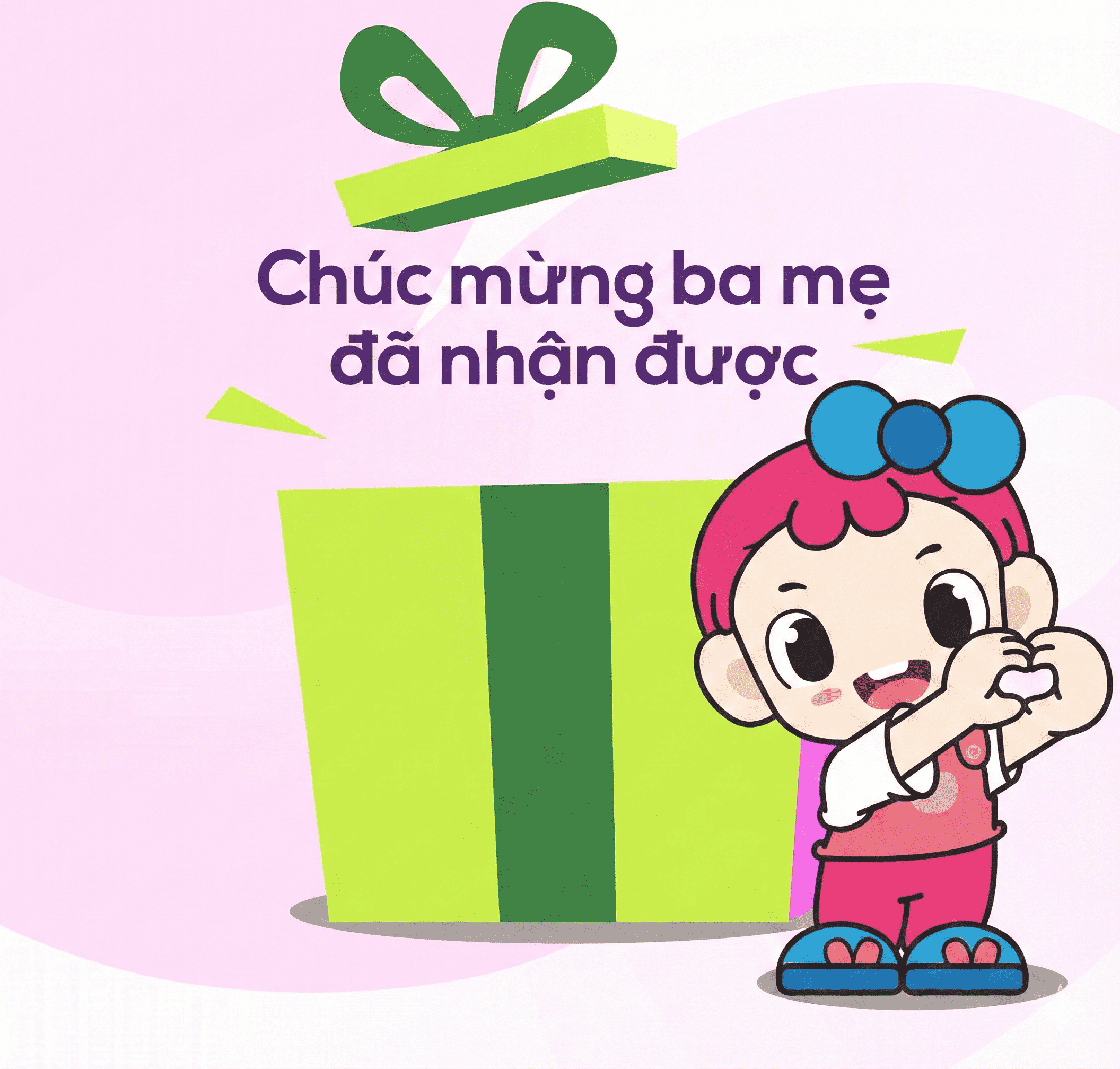 Mascot chúc mừng