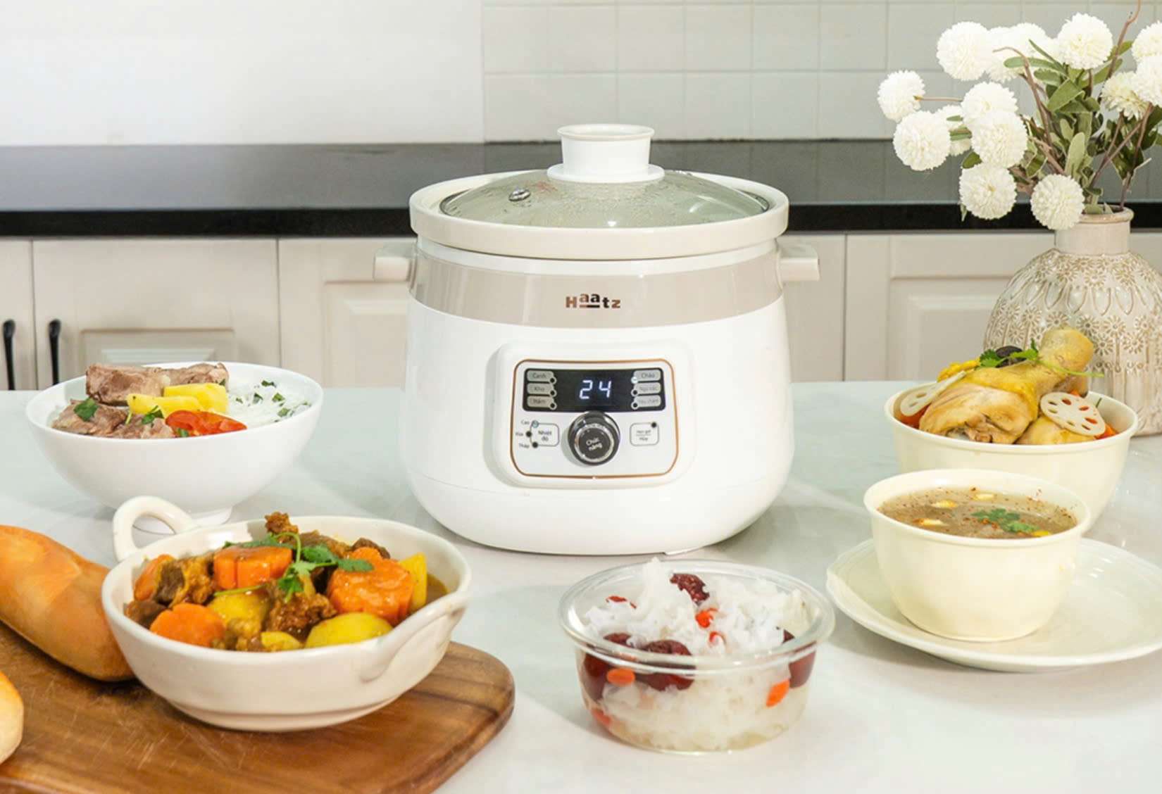 Vì sao Nồi nấu chậm không sôi mạnh, lâu sủi tăm?