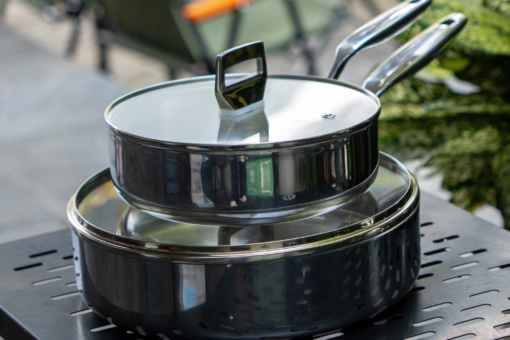Vẻ đẹp của chảo inox 316 thành đứng, đáy phẳng của Haatz