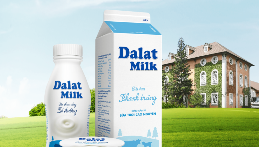 Dalatmilk chính thức thay đổi thiết kế bao bì mới