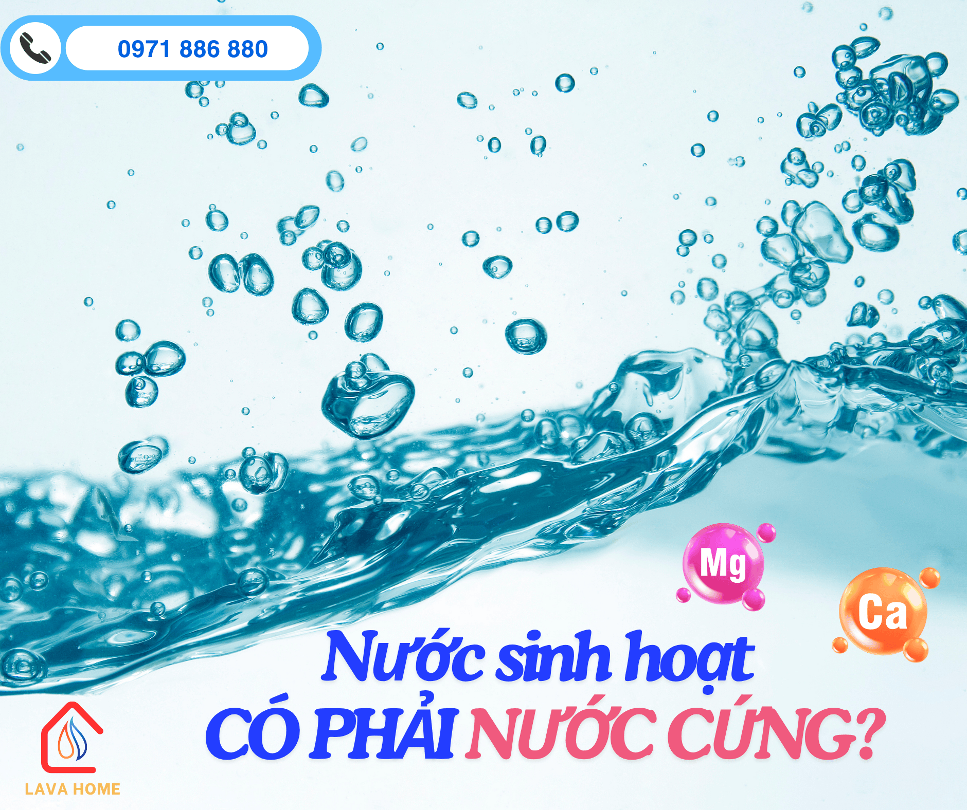 NƯỚC SINH HOẠT CÓ PHẢI NƯỚC CỨNG?