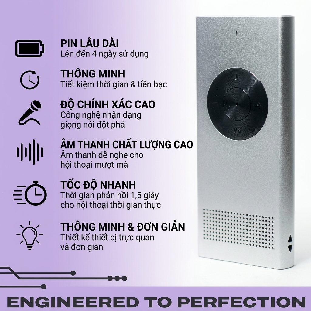 Máy phiên dịch cầm tay thông minh ENENCE, hàng Ebay Mỹ
