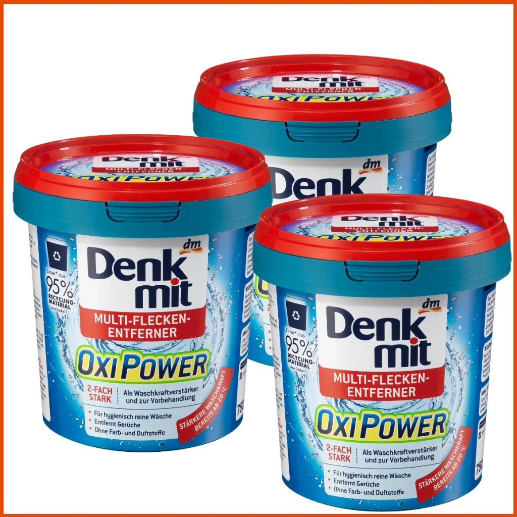 Bột Tẩy Trắng Quần Áo Denkmit Oxi Power 750G - White