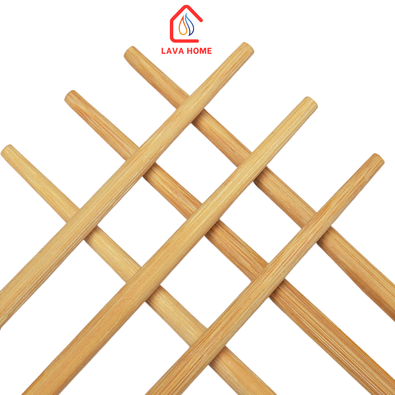 Đũa Tre Trơn Mộc Tự Nhiên 24cm Kháng Khuẩn An Toàn Hộp 10 Đôi