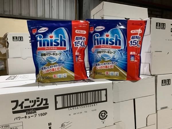 Viên Finish Power cube nhật túi 150 viên