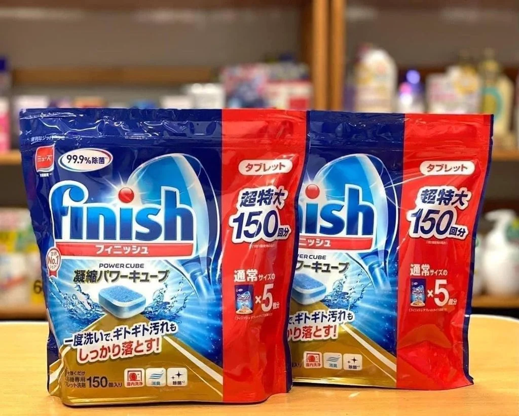 Viên Finish Power cube nhật túi 150 viên