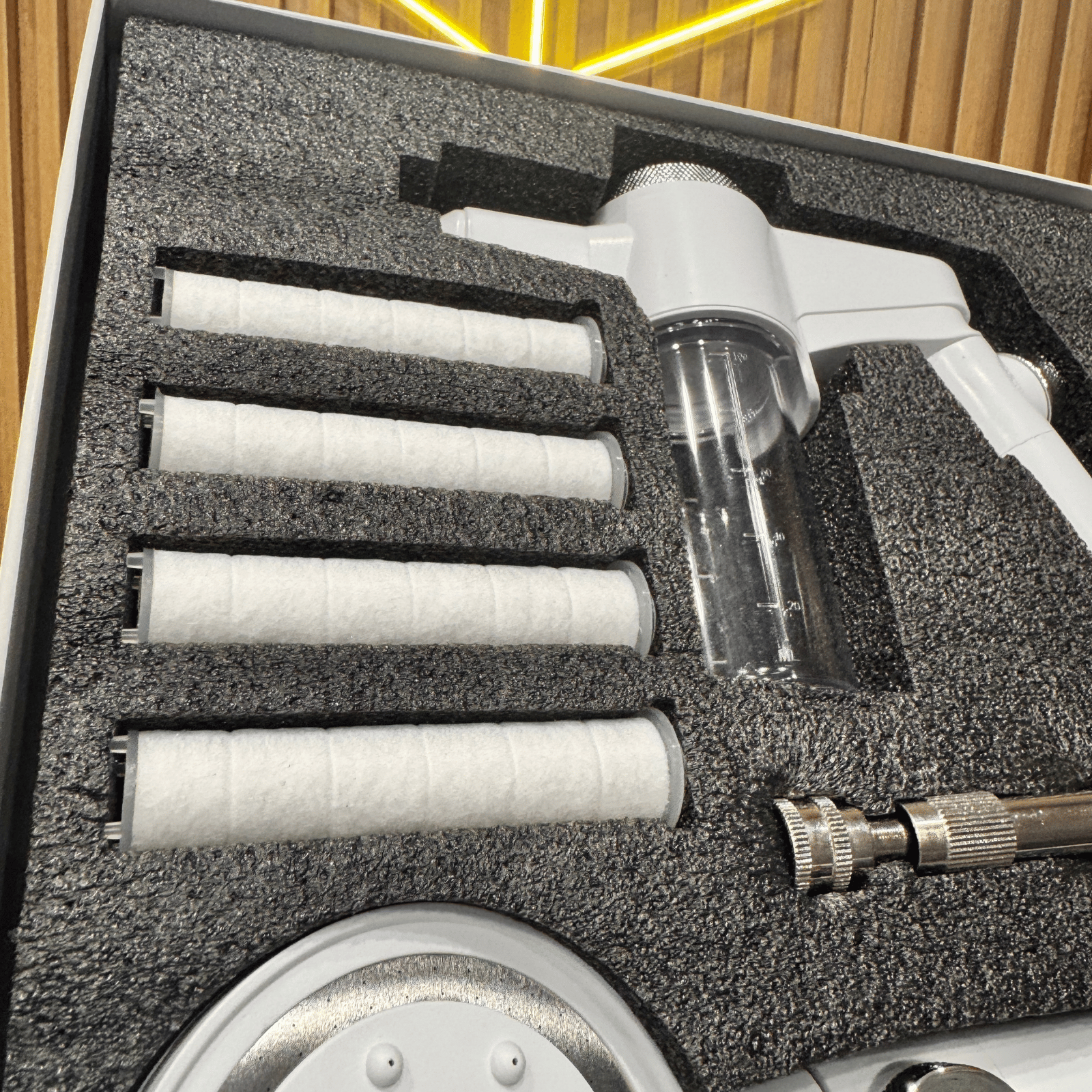 Bộ Vòi Hoa Sen Tăng Áp & Vòi Xịt Vệ Sinh POLOUSASP Devil Supercharged Gun, lọc cặn canxi