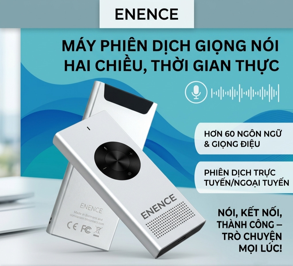 Máy phiên dịch cầm tay thông minh ENENCE, hàng Ebay Mỹ