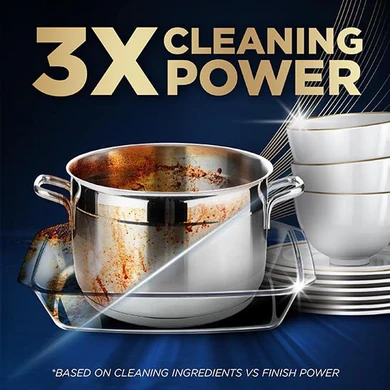 Viên rửa bát Finish Ultimate Plus túi 85 viên hương chanh