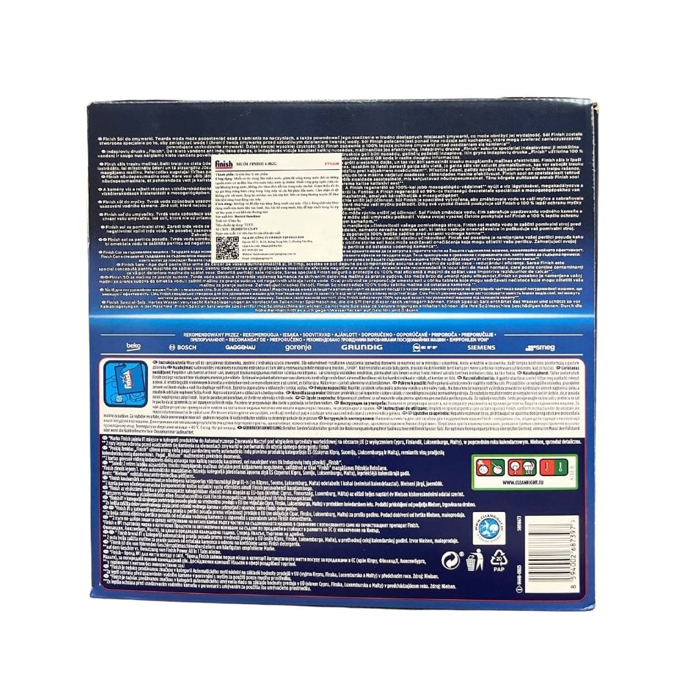 Muối rửa chén bát Finish 4Kg