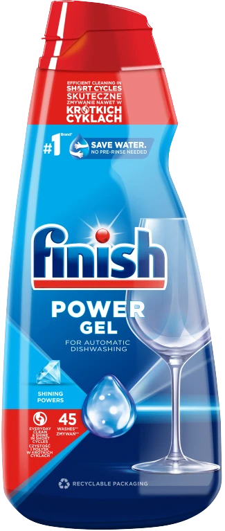 GEL rửa bát Finish All in 1 Max 650ml