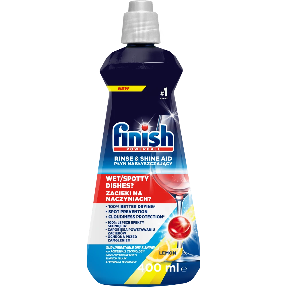 Nước làm bóng Finish 400ml (LEMON)