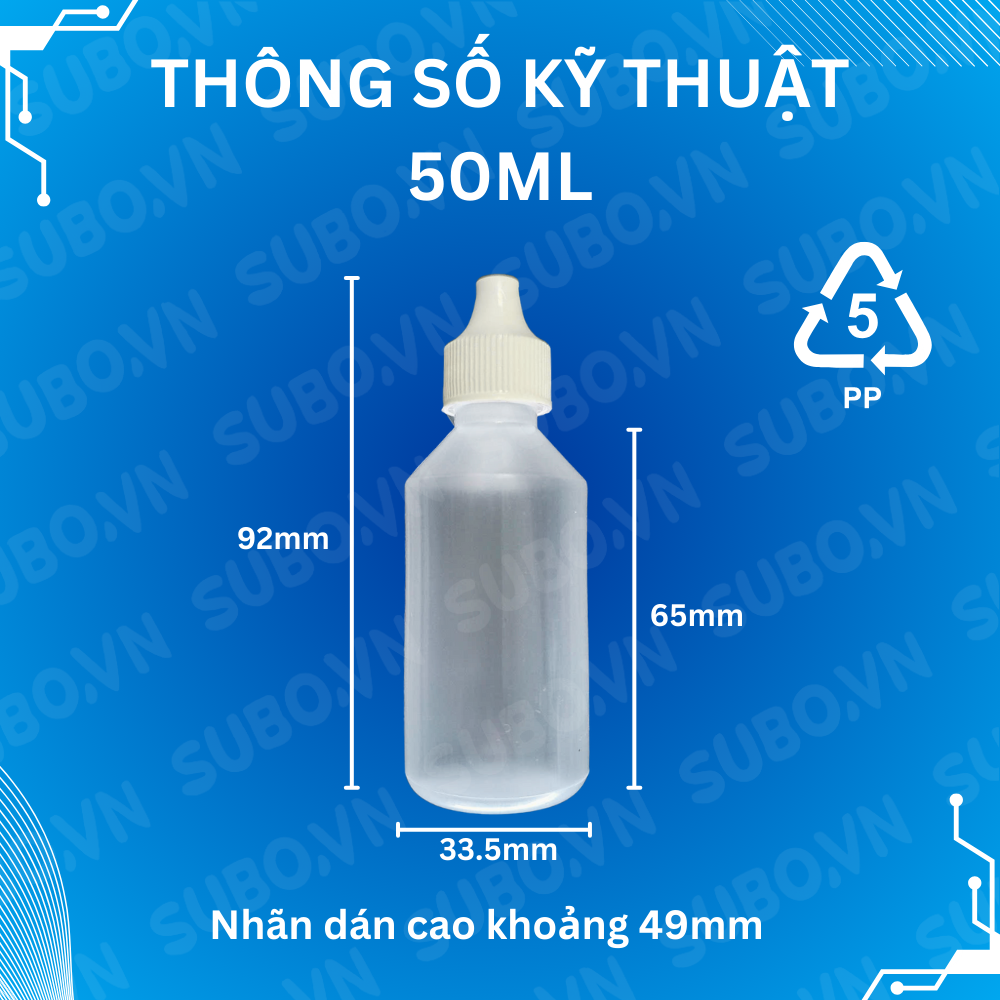 lọ nhỏ giọt 50ml