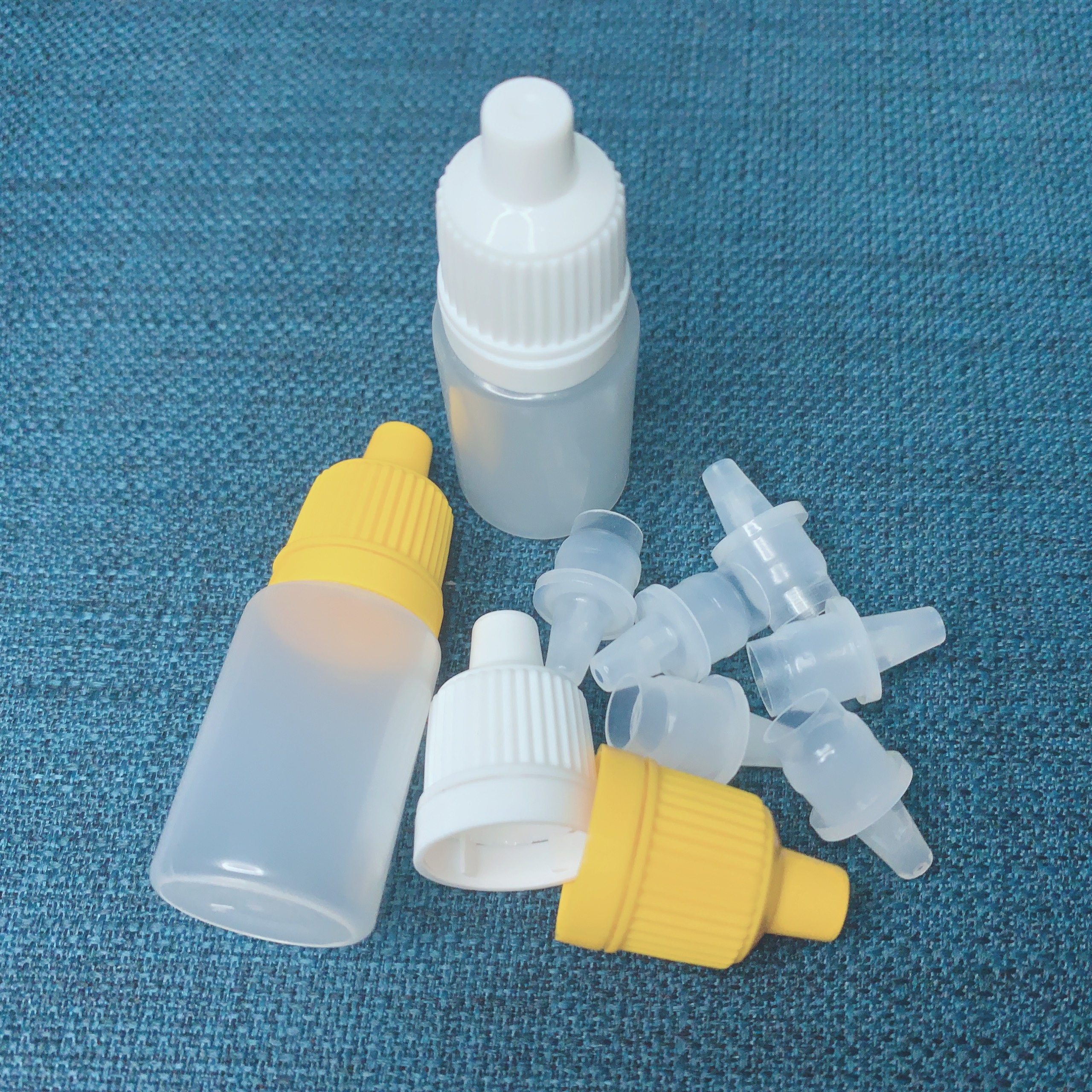 Lọ Nhỏ Giọt 10ml LDPE Nắp Vàng Garanti